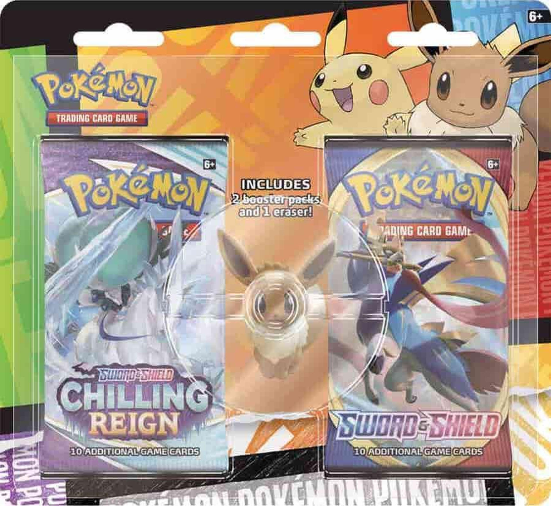 Pokemon TCG: Back to School Eraser Blister [Eevee] — Miscellaneous Cards & Products — Pokemon
