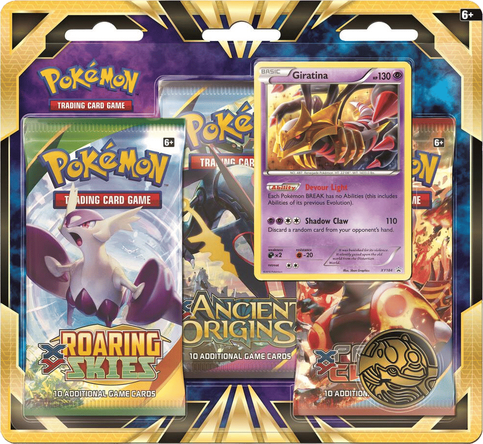 XY 3 Pack Blister [Giratina] — Miscellaneous Cards & Products — Pokemon