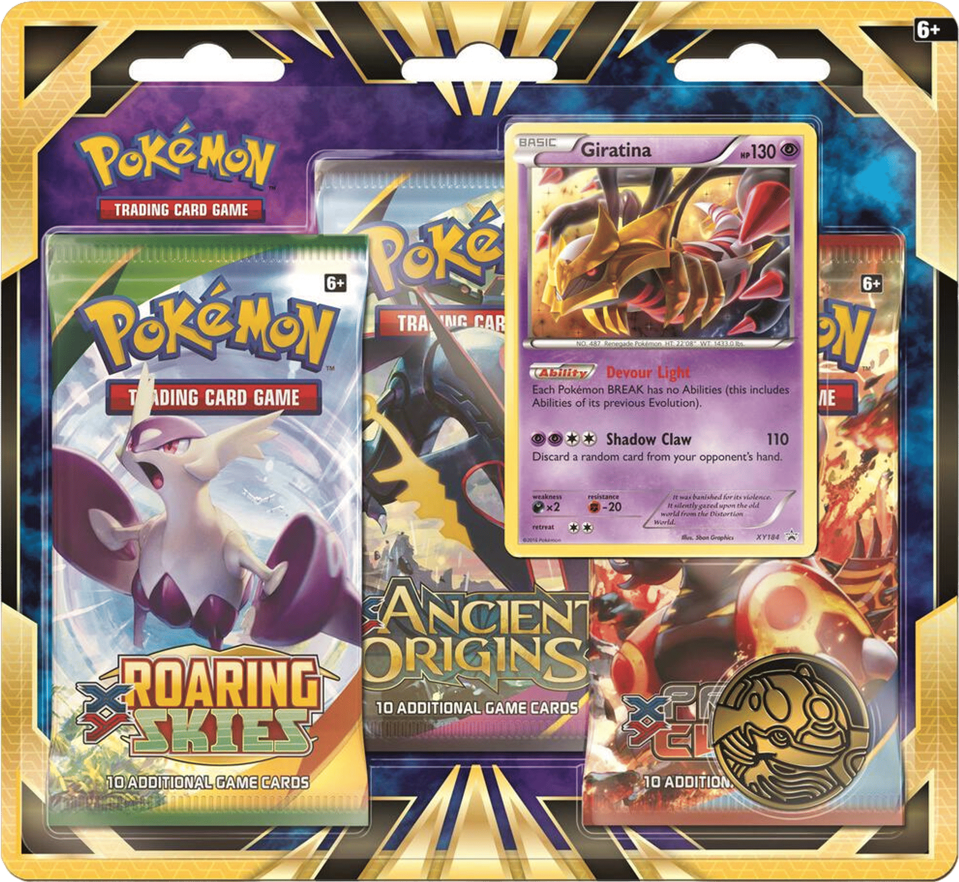 XY 3 Pack Blister [Giratina] — Miscellaneous Cards & Products — Pokemon