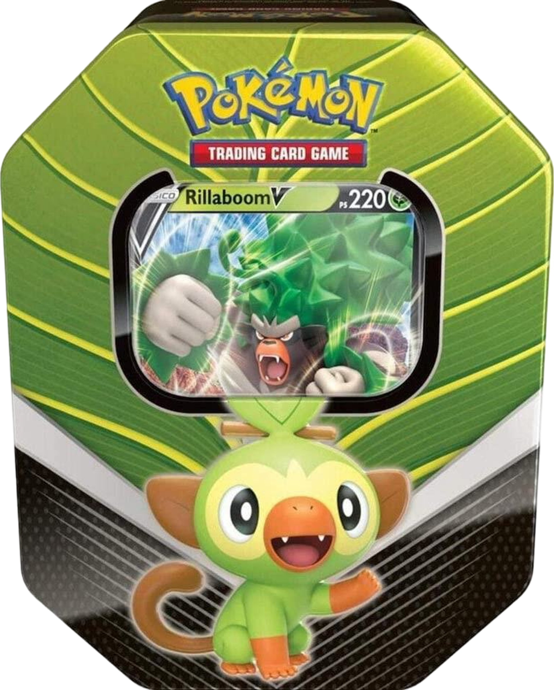 Galar Partners International Tin [Rillaboom V] from SWSH01: Sword & Shield Base Set - Pokémon