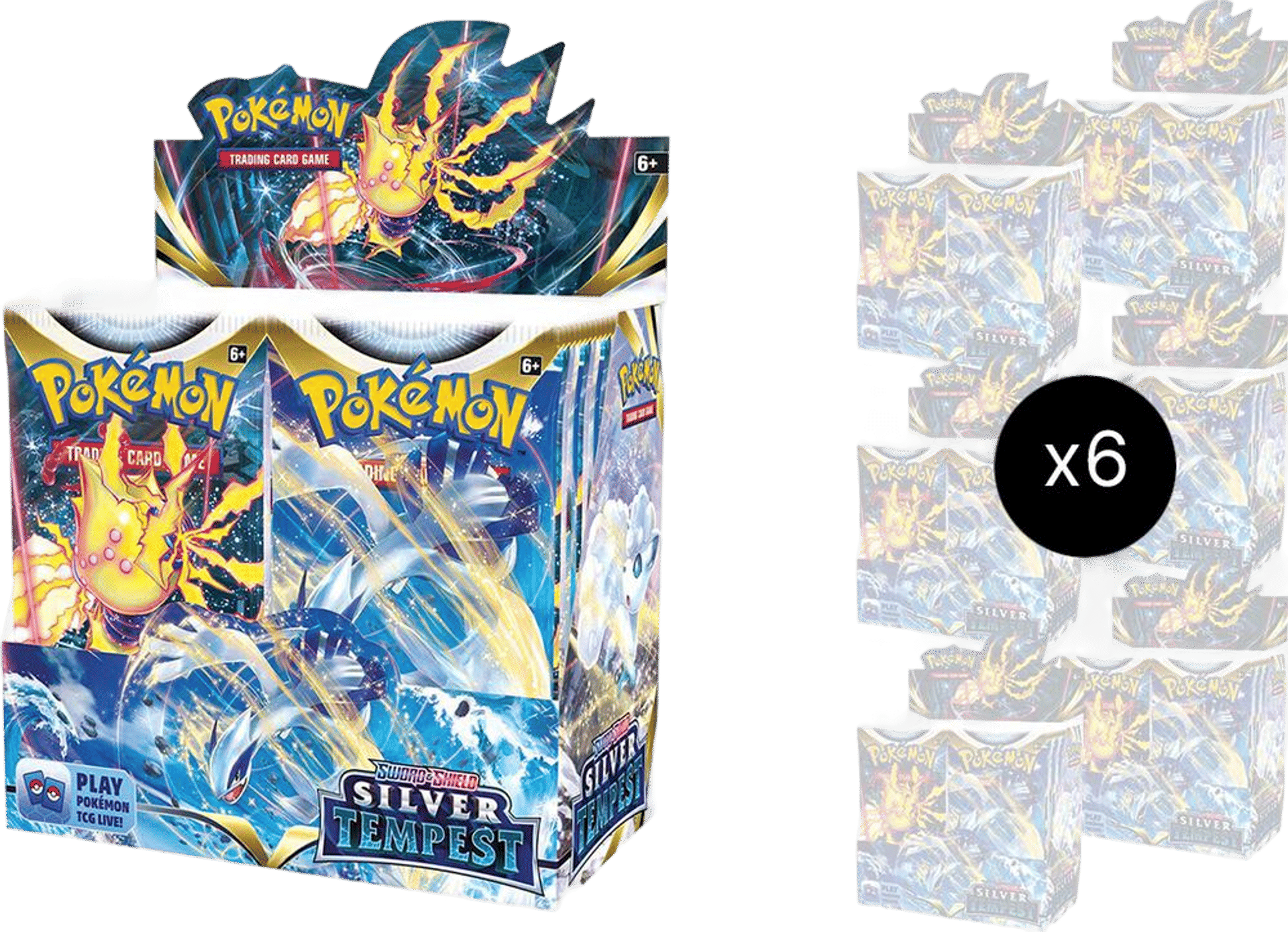 Product image for Silver Tempest Booster Box Case