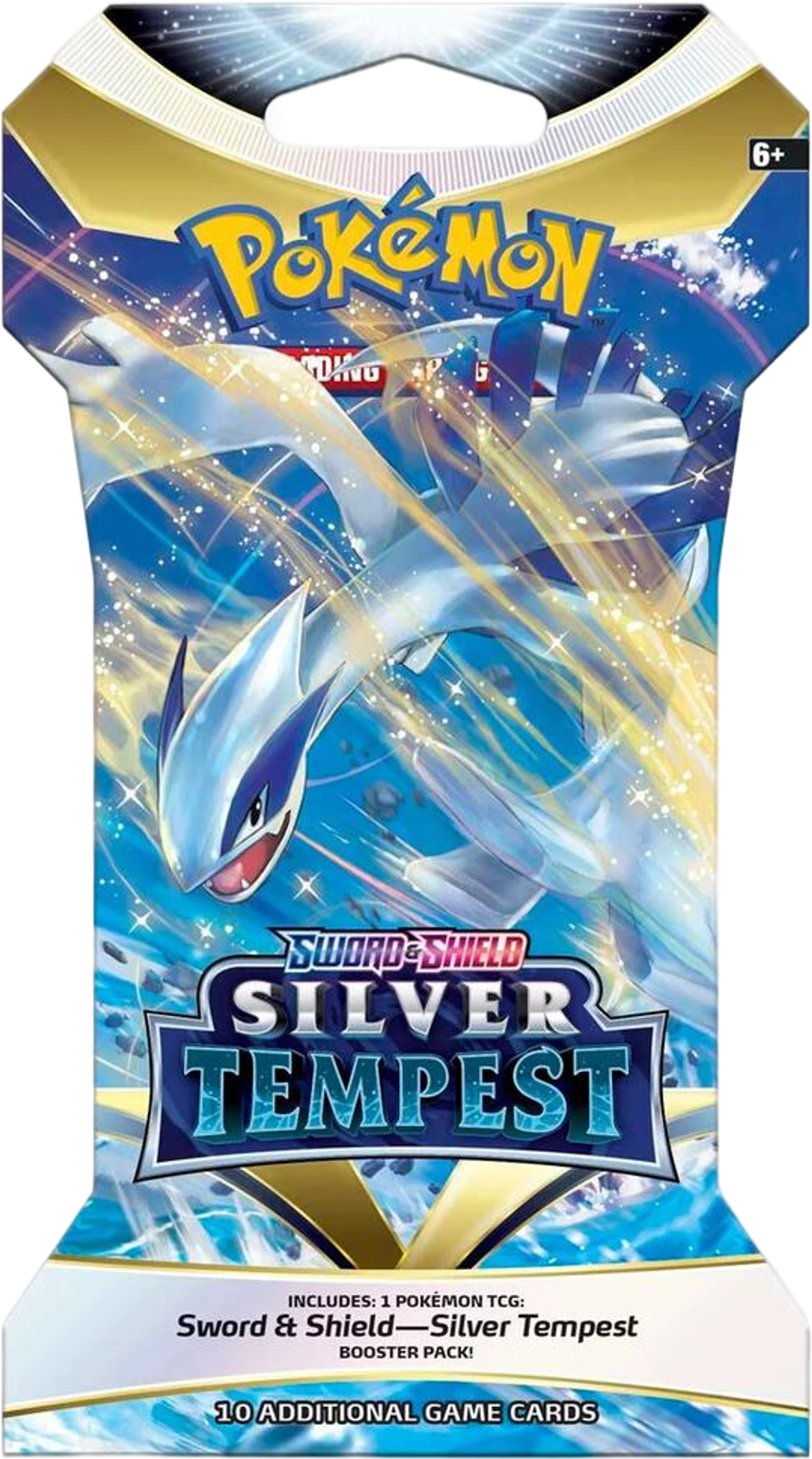 Product image for Silver Tempest Sleeved Booster Pack