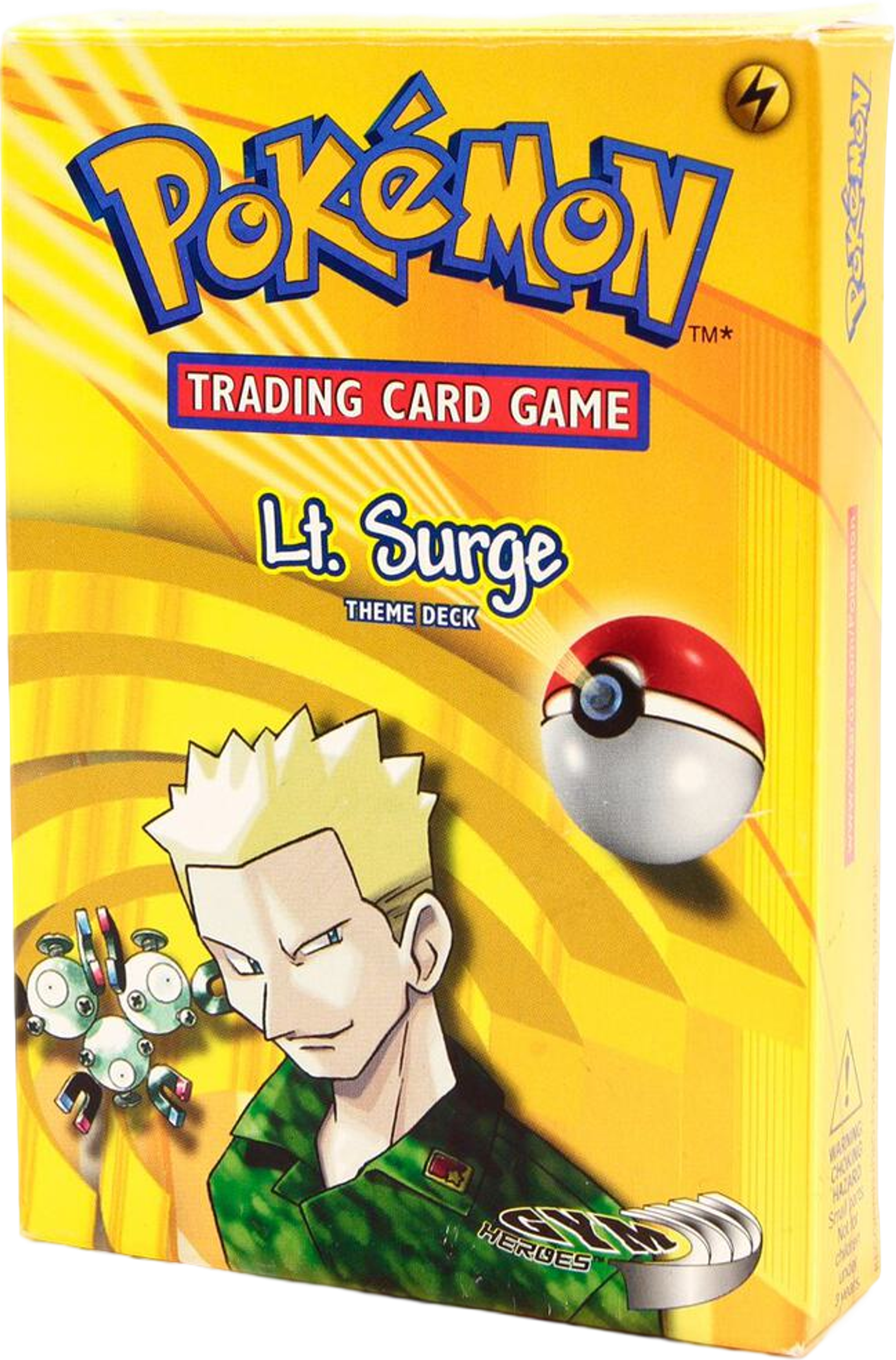 Product image for Gym Heroes Theme Deck - "Lt. Surge"