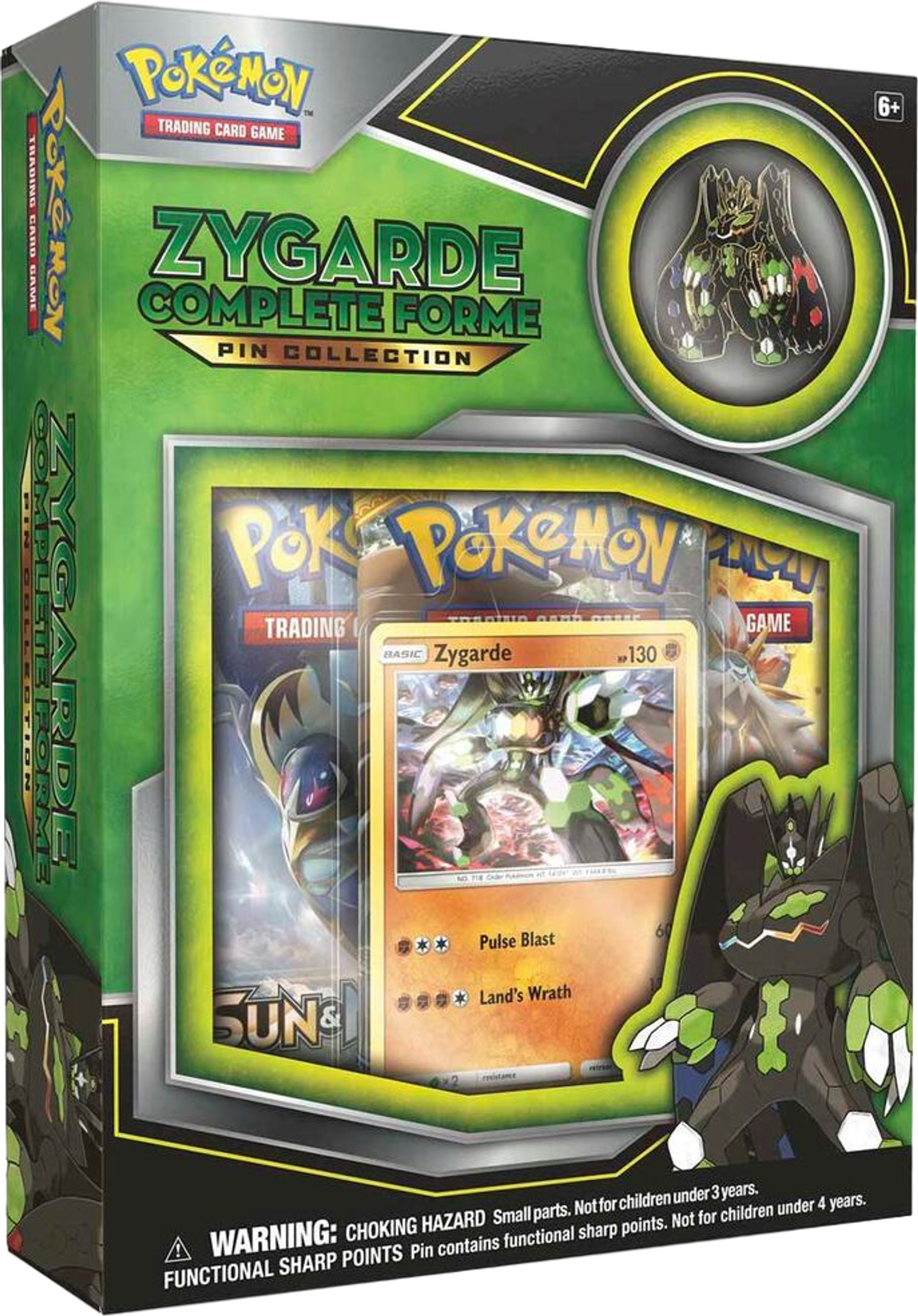 Zygarde Complete Forme Pin Collection from SM Base Set - Pokémon