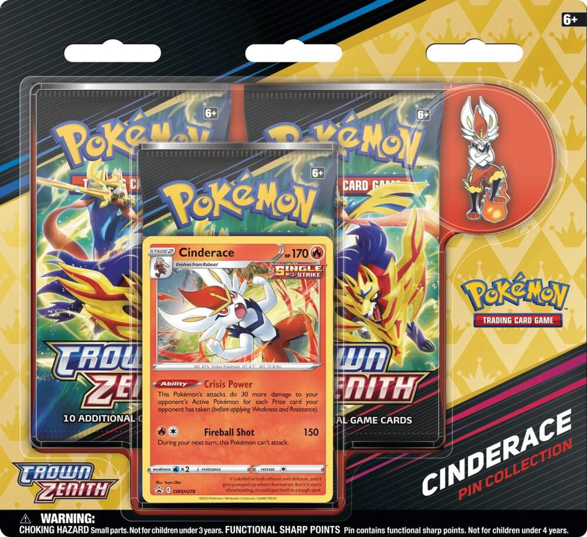 Crown Zenith Pin Collection [Cinderace] from Crown Zenith - Pokémon