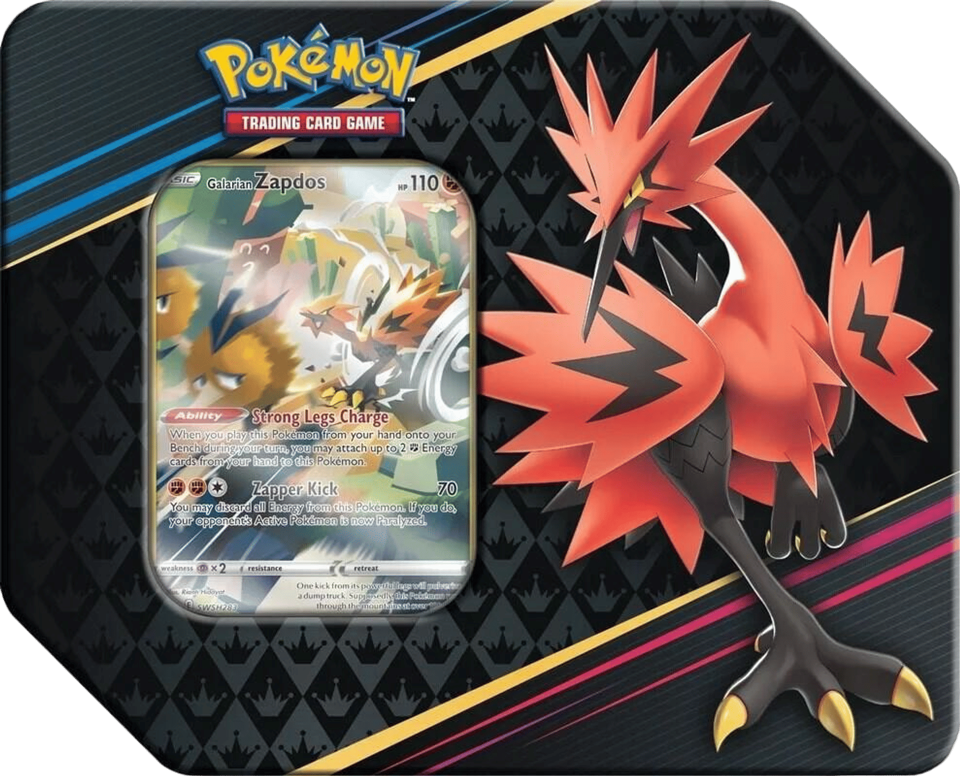 Crown Zenith Tin [Galarian Zapdos] from Crown Zenith - Pokémon
