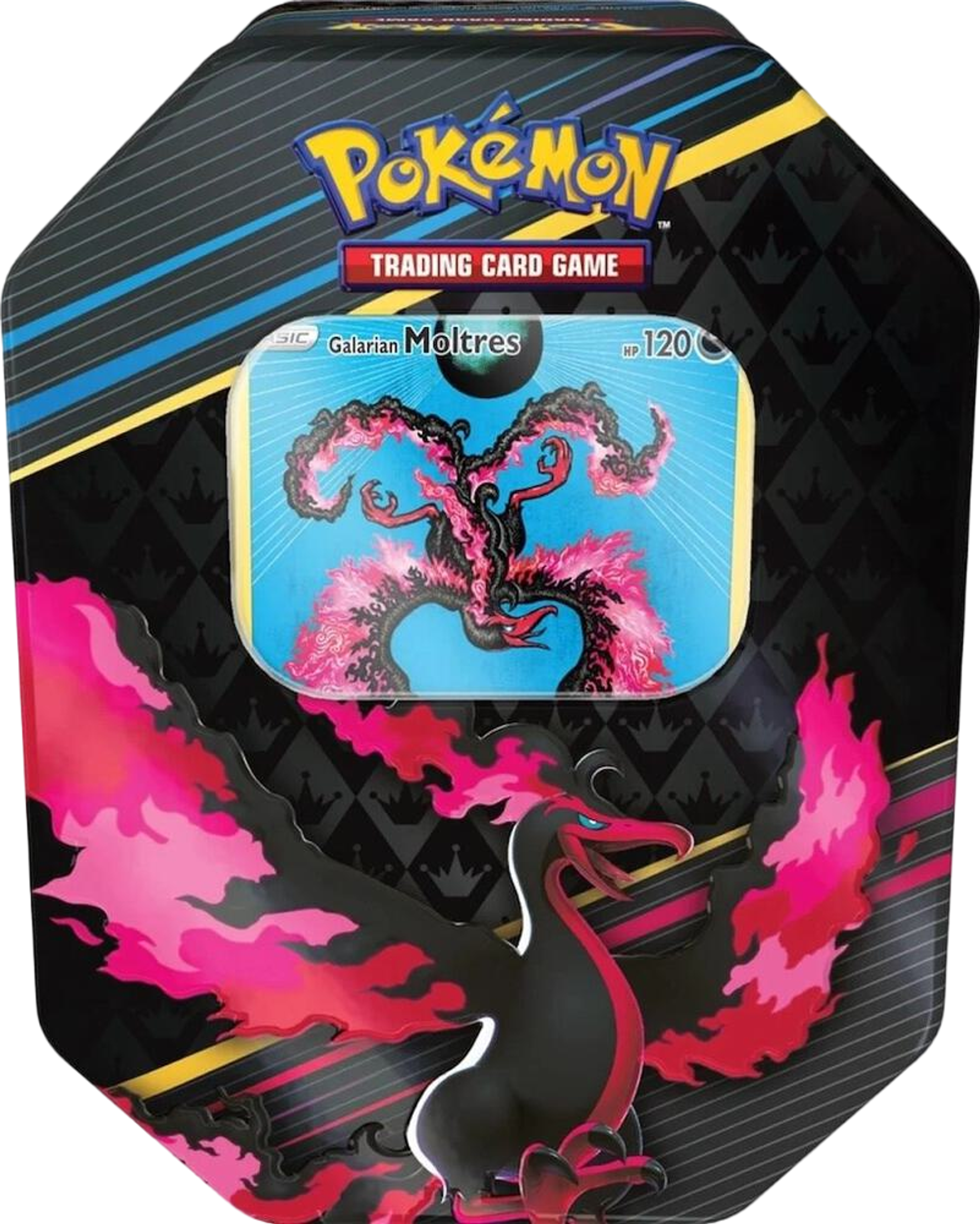 Crown Zenith Tin [Galarian Moltres] (International Version) from Crown Zenith - Pokémon