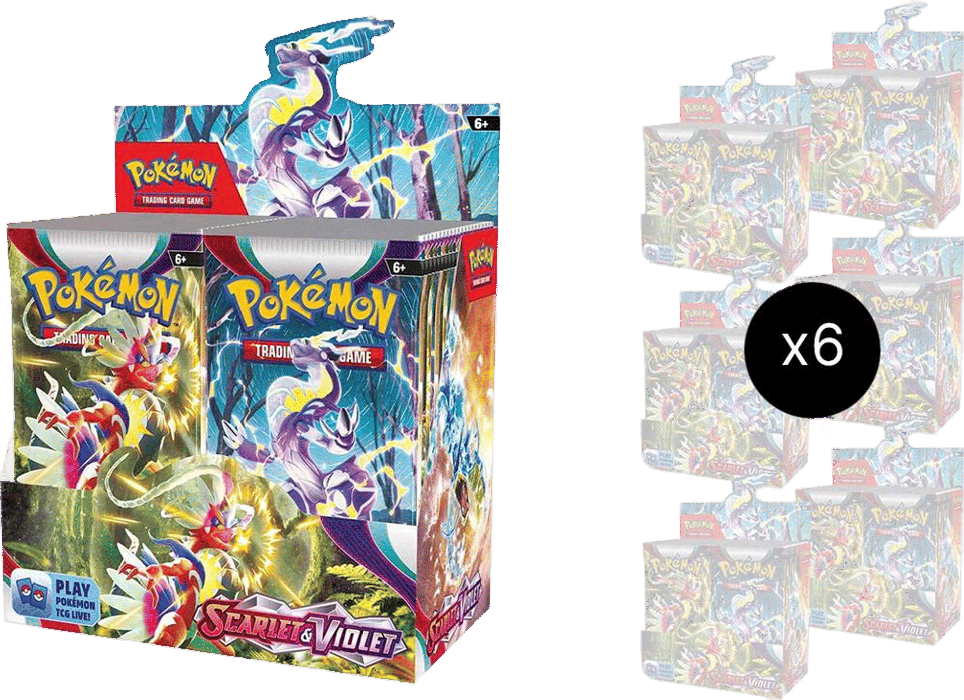 Product image for Case de 6 Displays de Écarlate et Violet