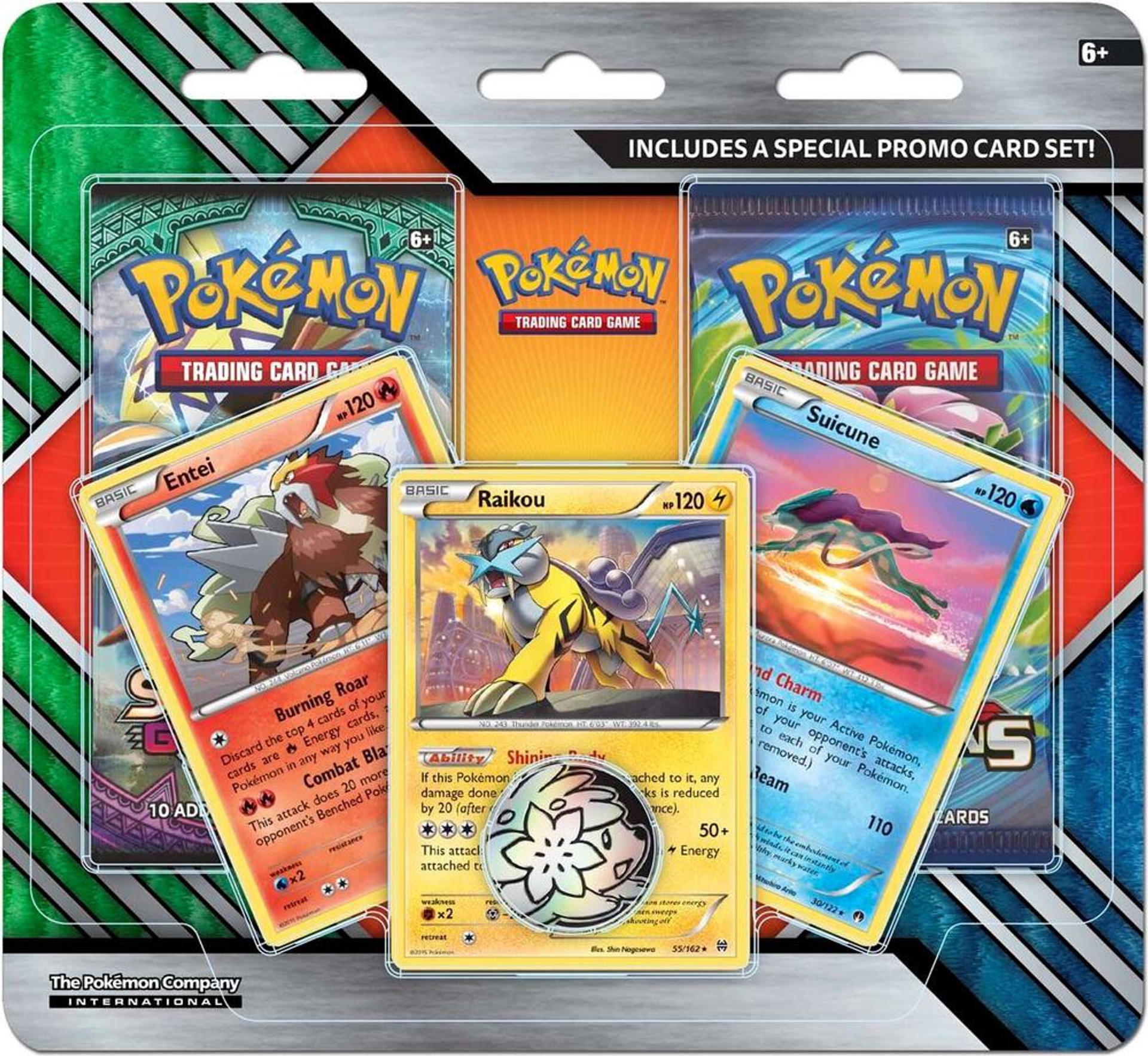 2-Pack Blister Pack [Raikou, Entei, & Suicune] — Miscellaneous Cards & Products — Pokemon