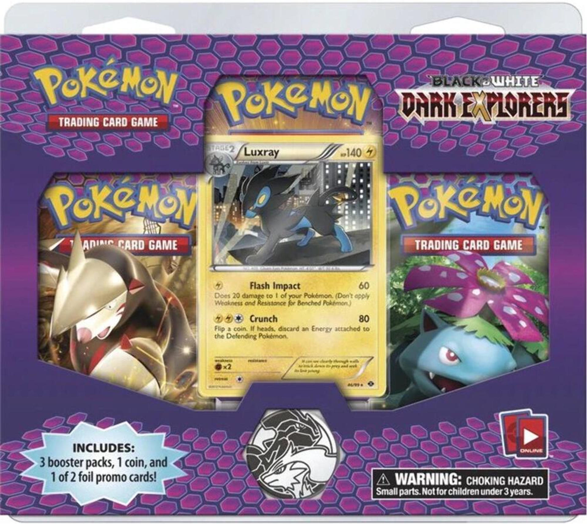 Product image for Dark Explorers 3 Pack Blister [Luxray]