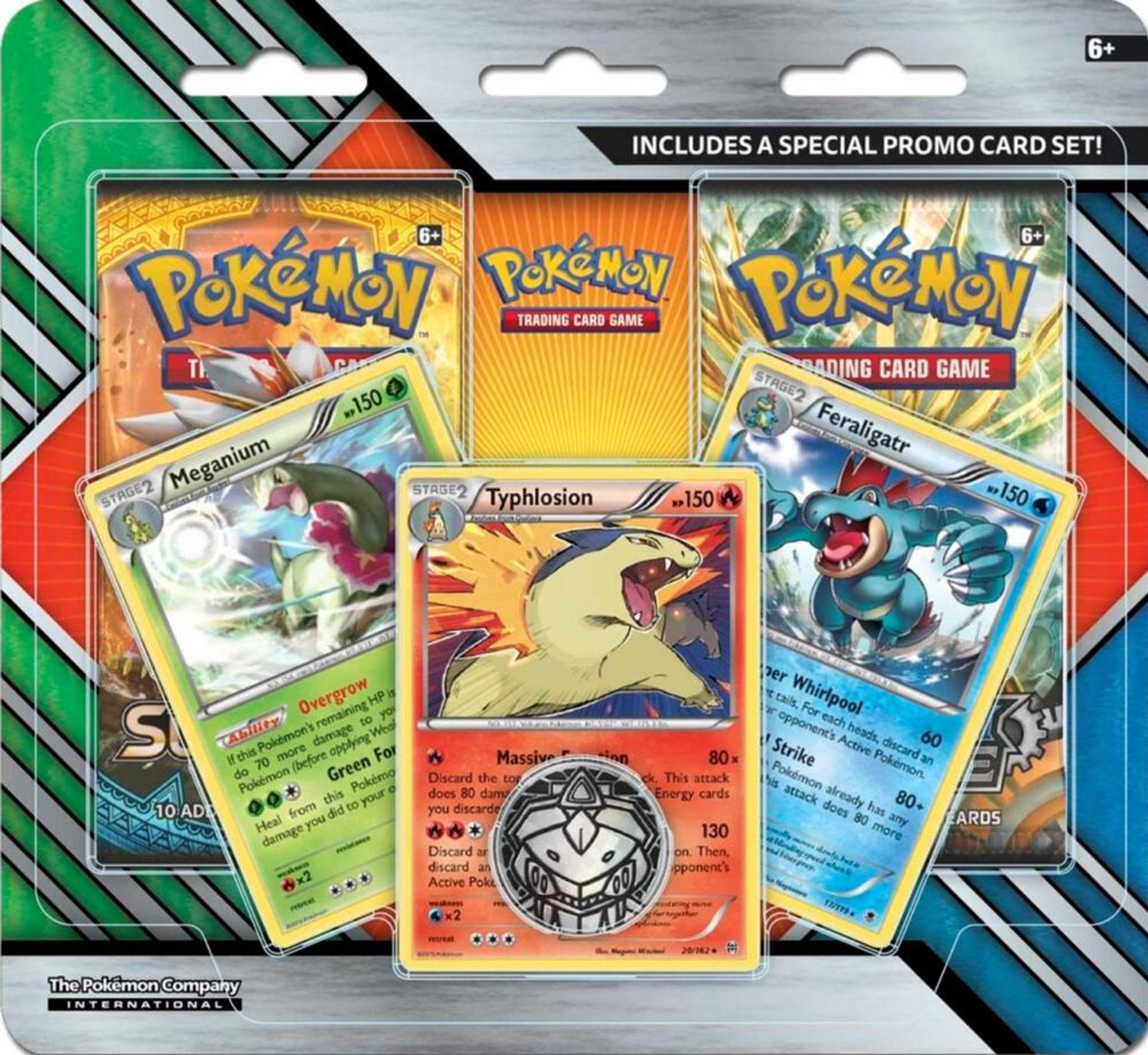 2-Pack Blister Pack [Meganium, Typhlosion & Feraligatr] — Miscellaneous Cards & Products — Pokemon
