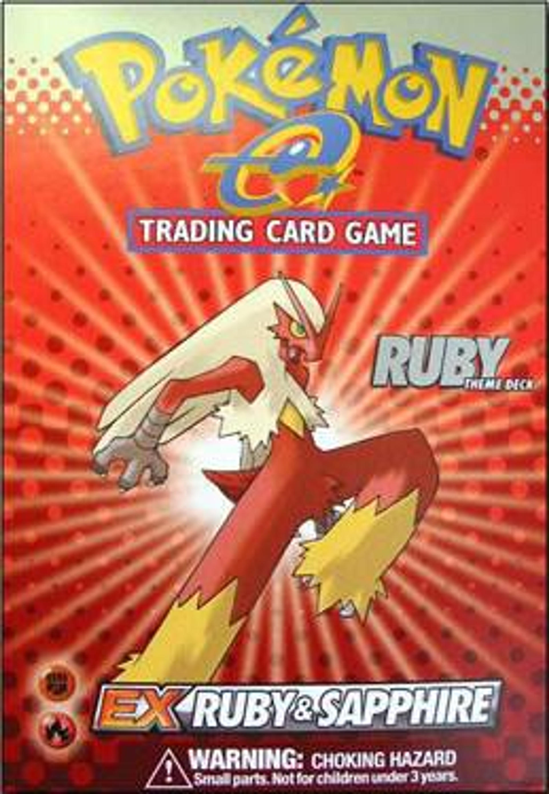 EX Ruby & Sapphire Theme Deck - "Ruby" [Blaziken] from Team Magma vs Team Aqua - Pokémon