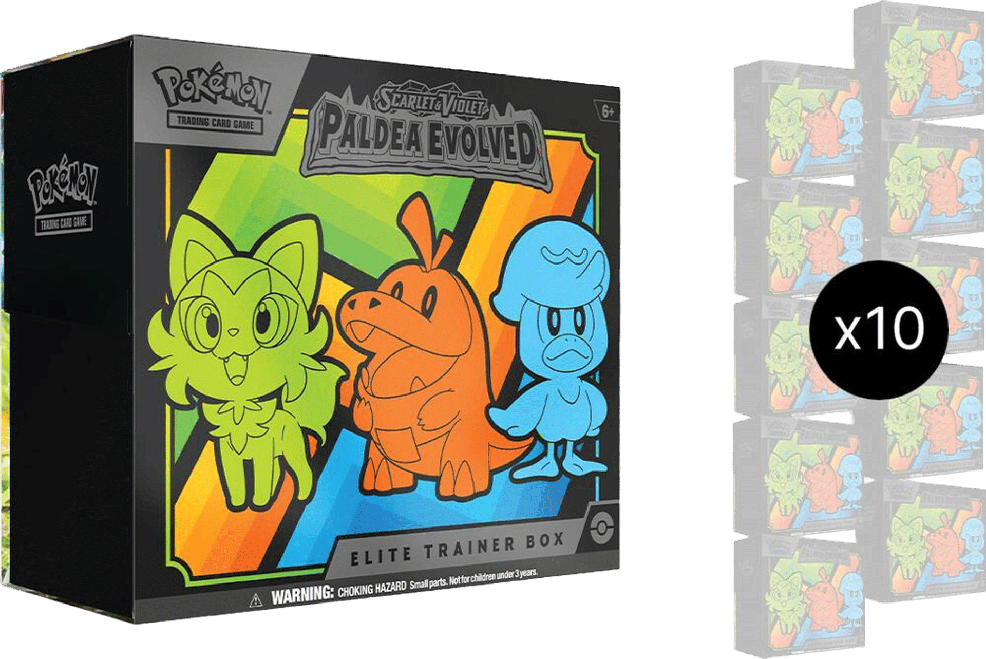 Product image for Case de 10 Coffret Dresseur d'Élite de Évolutions à Paldea