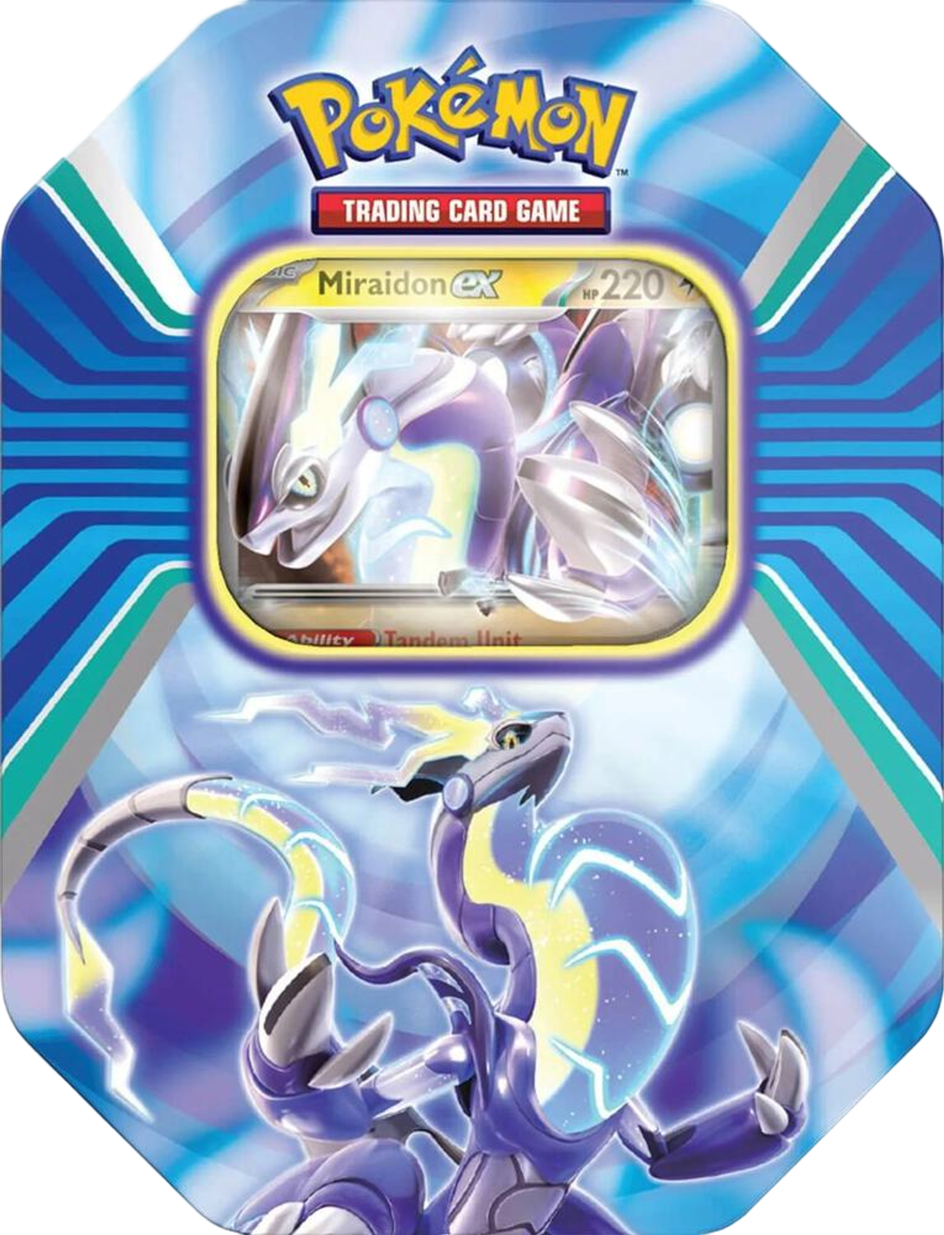 Paldea Legends Tin [Miraidon ex] from Miscellaneous Cards & Products - Pokémon