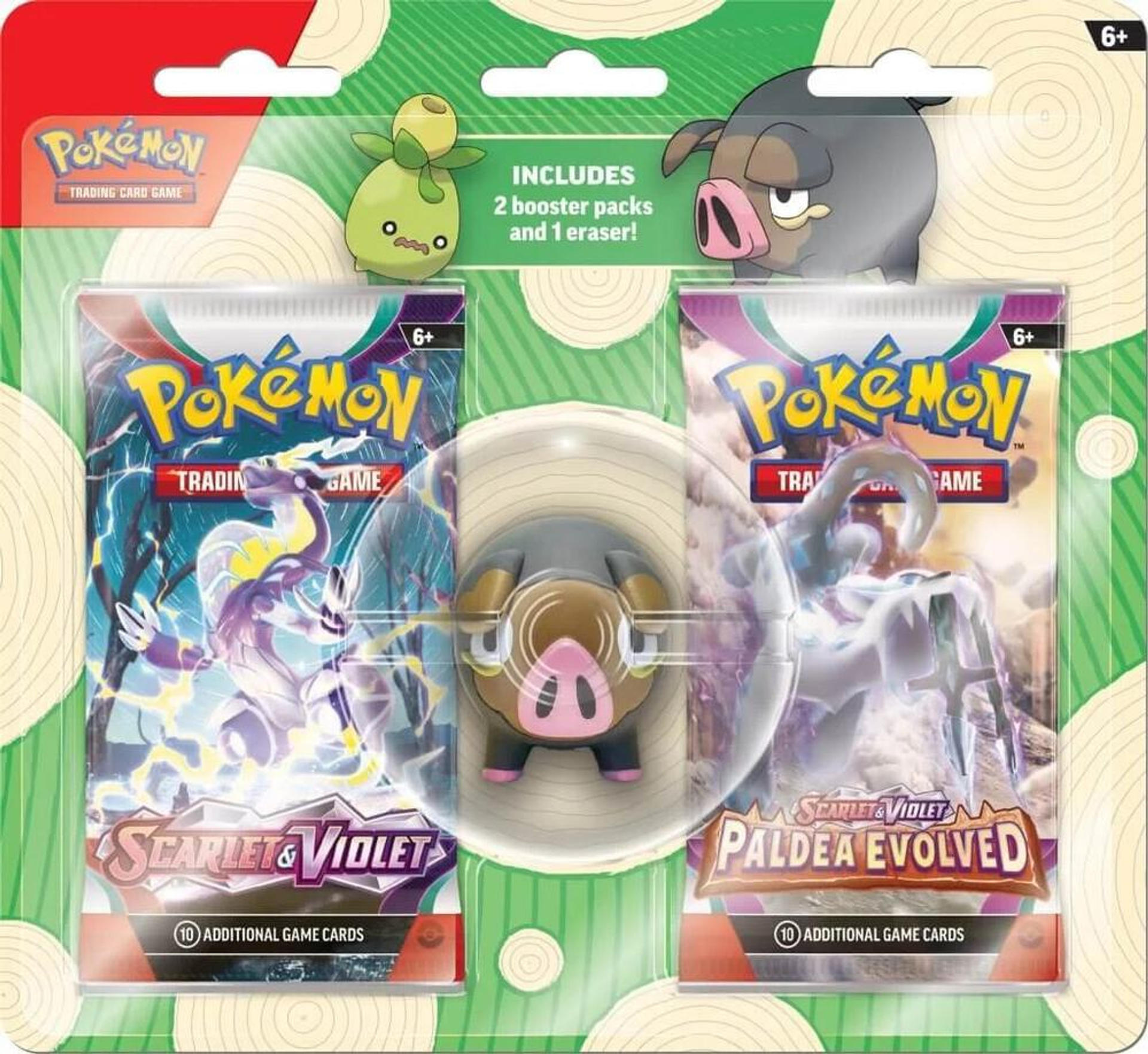 Pokemon TCG: Back to School Eraser Blister [Lechonk] — Miscellaneous Cards & Products — Pokemon