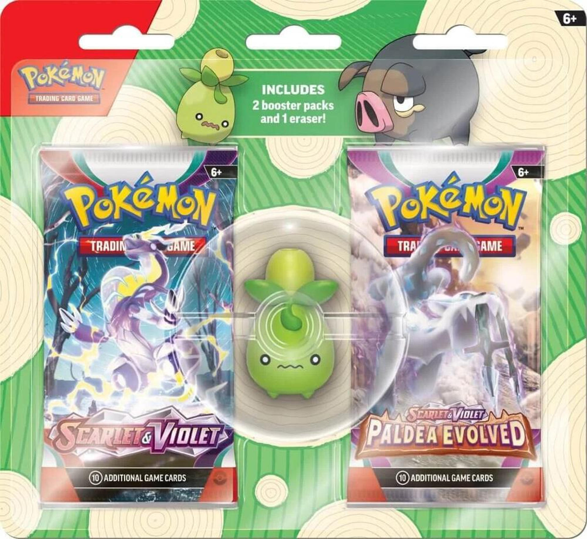 Pokemon TCG: Back to School Eraser Blister [Smoliv] — Miscellaneous Cards & Products — Pokemon