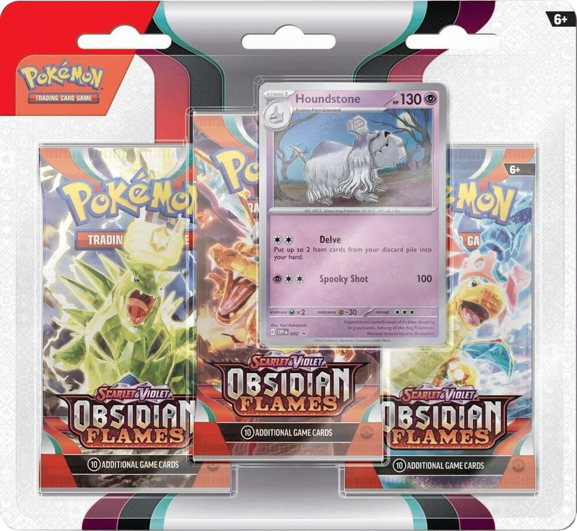Product image for Blister 3-Pack de Flammes Obsidiennes: Tomberro