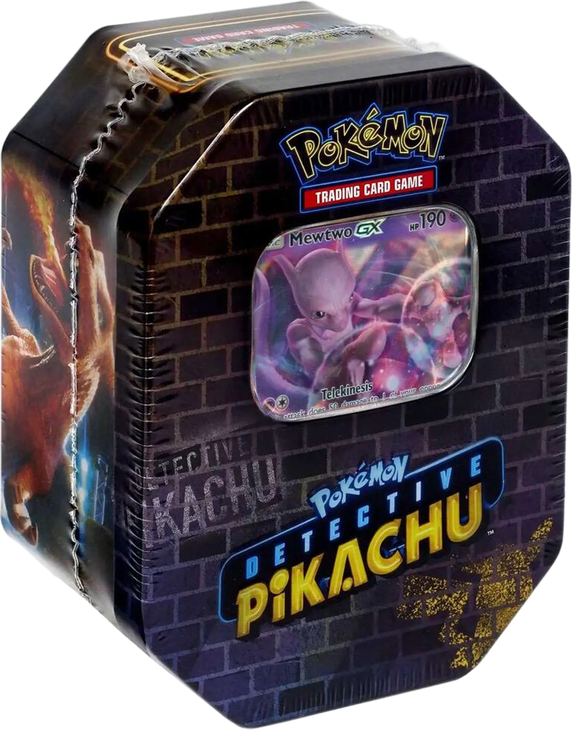 Product image for Detective Pikachu Tin [Mewtwo]