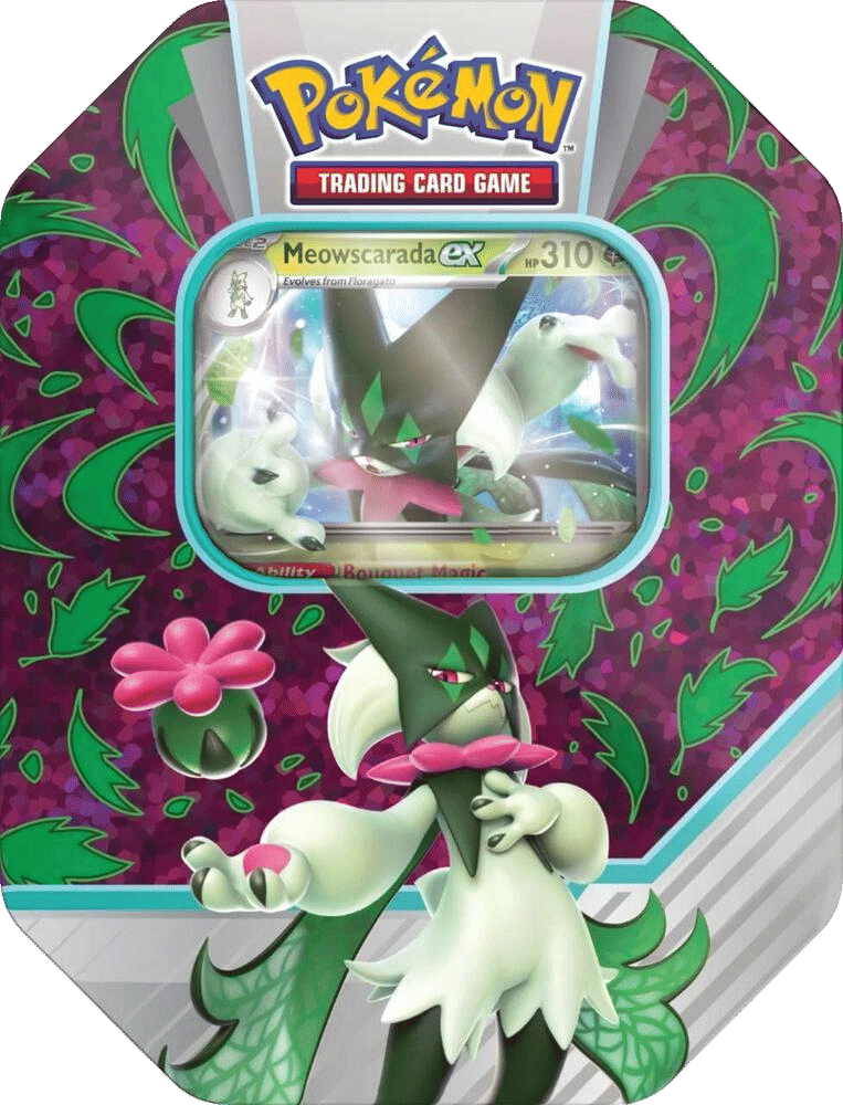 Paldea Partners Tin [Meowscarada ex] [International Edition] — Miscellaneous Cards & Products — Pokemon
