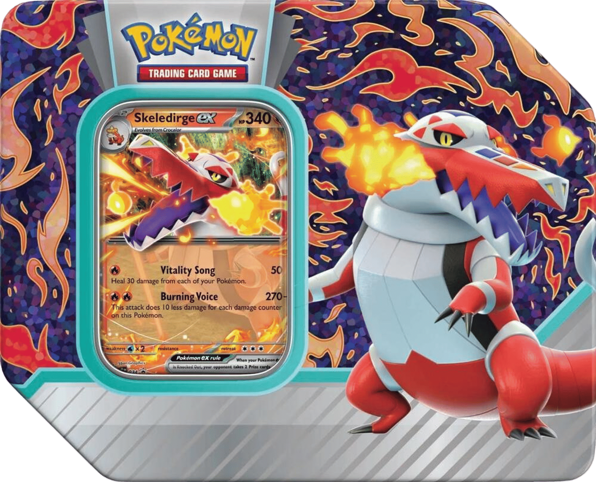 Paldea Partners Tin [Skeledirge ex] from Miscellaneous Cards & Products - Pokémon