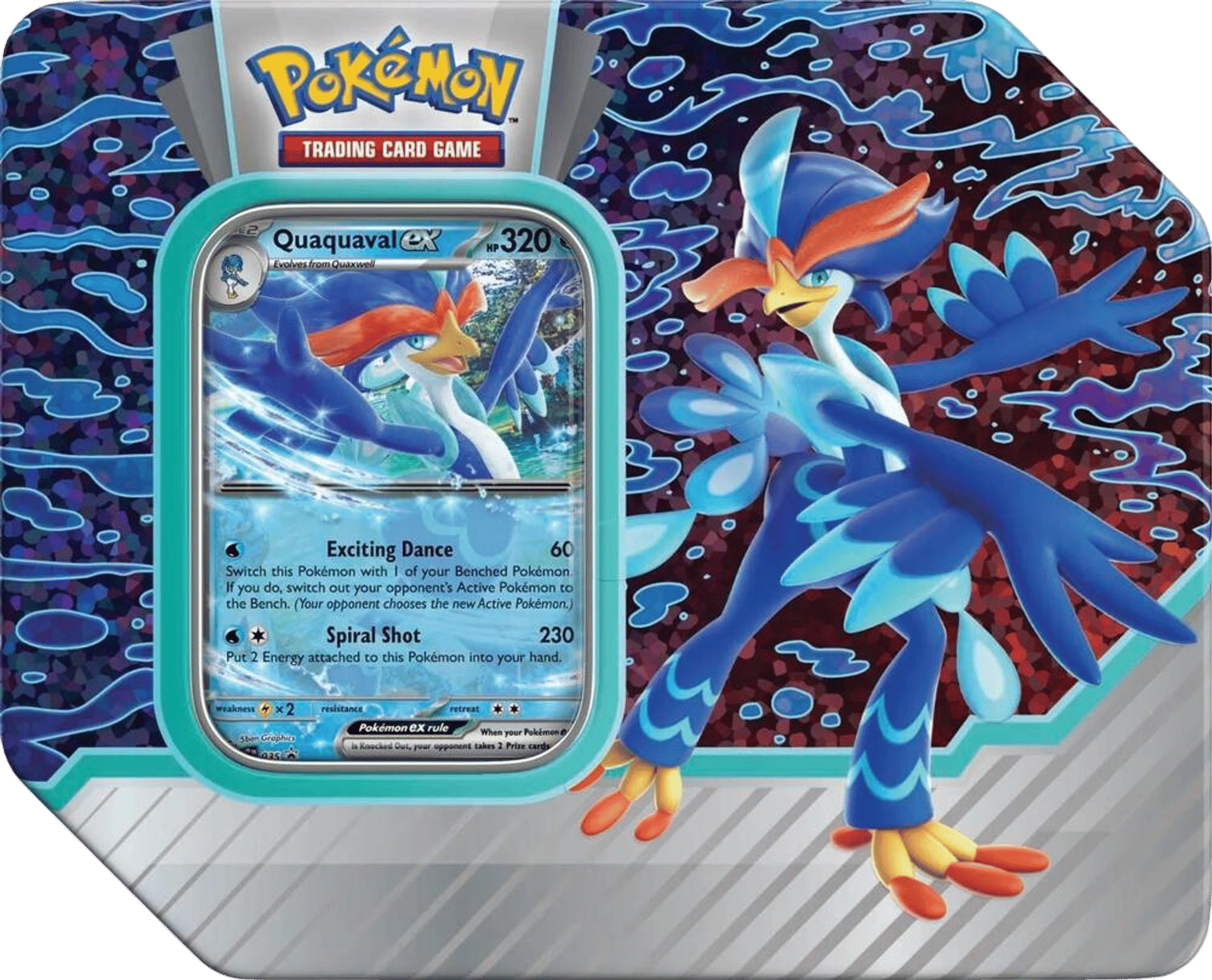 Paldea Partners Tin [Quaquaval ex] from Miscellaneous Cards & Products - Pokémon