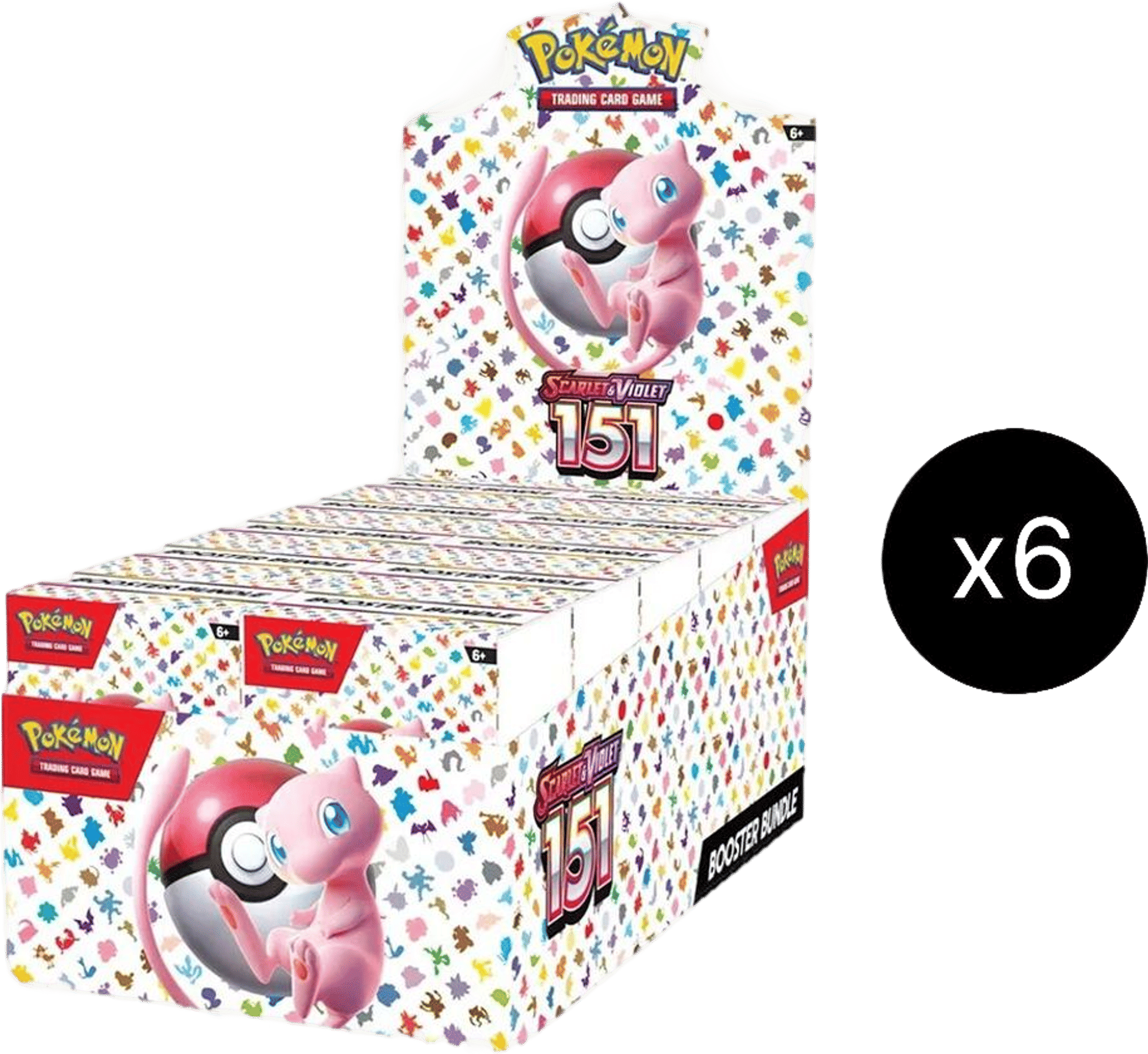 151 Booster Bundle Display Case from SV: Scarlet & Violet 151 - Pokémon
