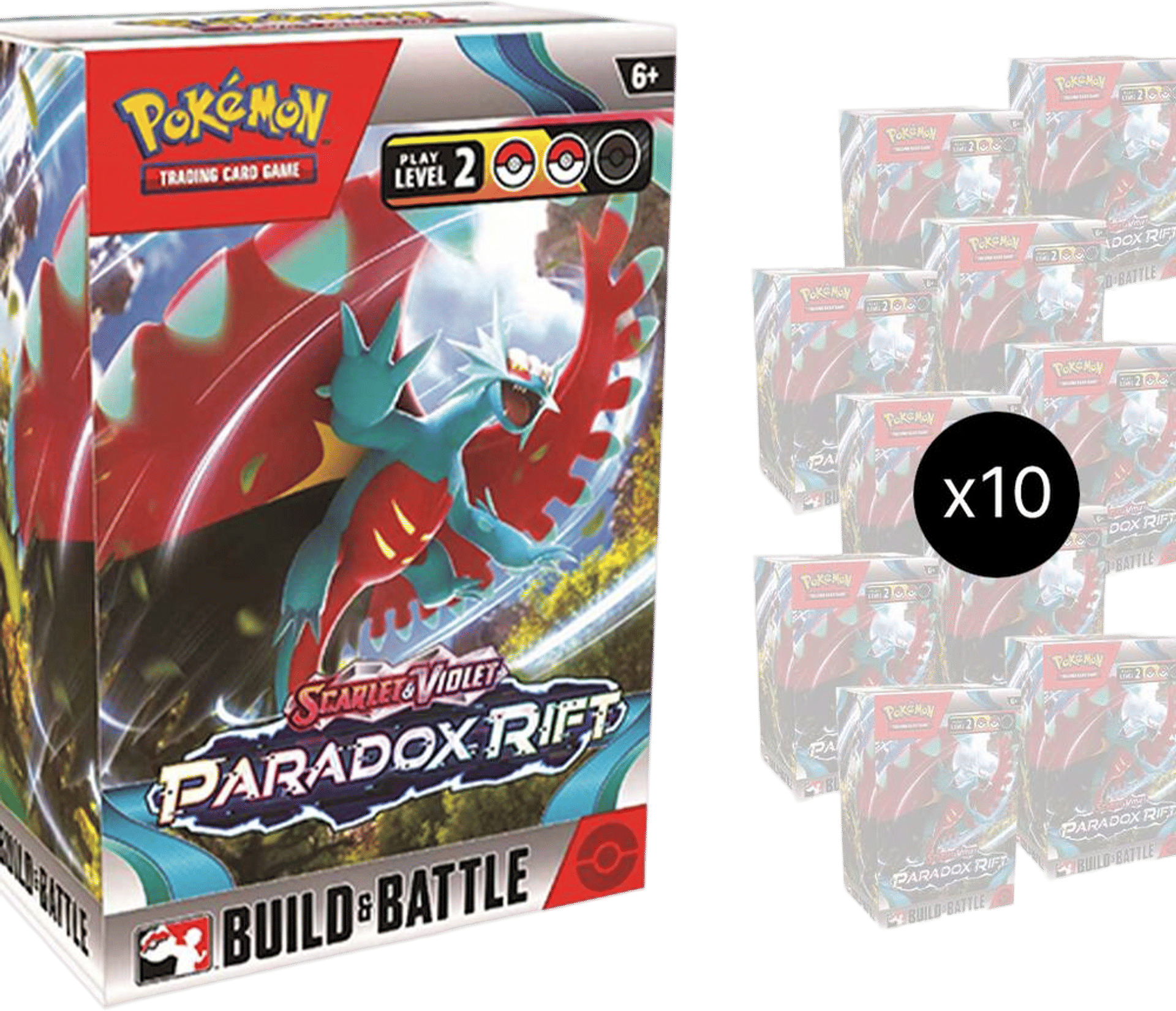 Paradox Rift Build & Battle Box Display from SV04: Paradox Rift - Pokémon