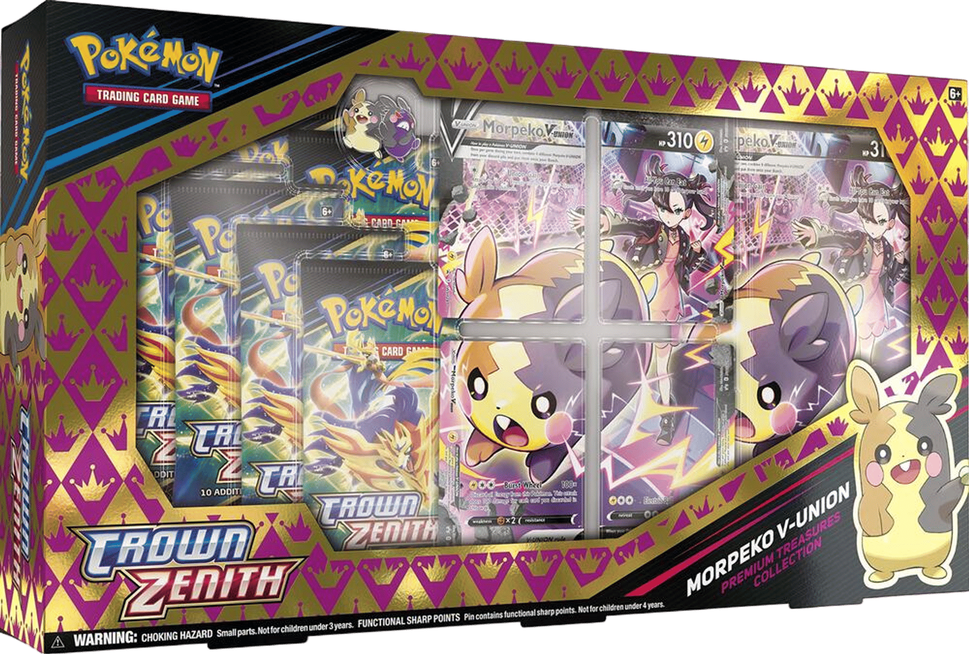 Morpeko V-UNION Premium Treasures Collection from Crown Zenith - Pokémon