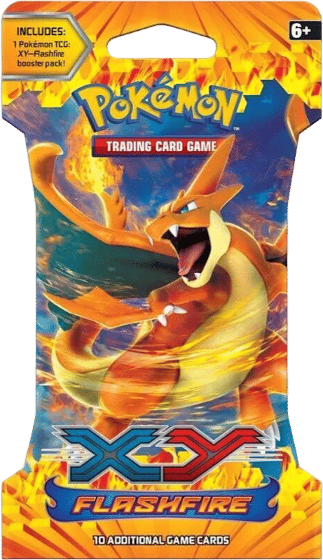 Flashfire Sleeved Booster Pack — XY - Flashfire — Pokemon