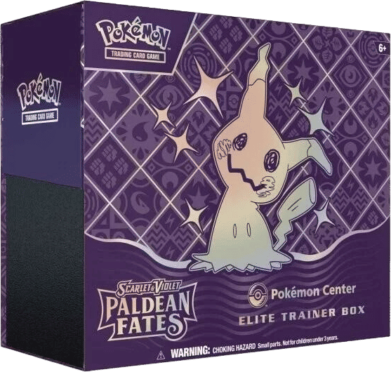 Paldean Fates Pokemon Center Elite Trainer Box (Exclusive) — SV: Paldean Fates — Pokemon