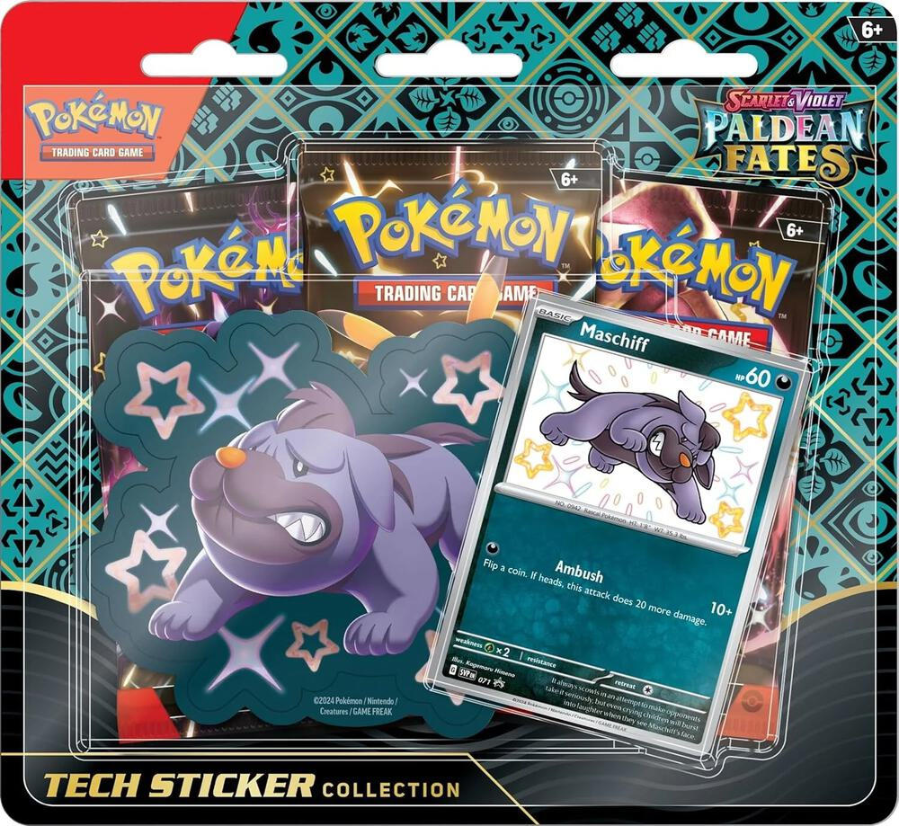 Paldean Fates Tech Sticker Collection [Maschiff] — SV: Paldean Fates — Pokemon