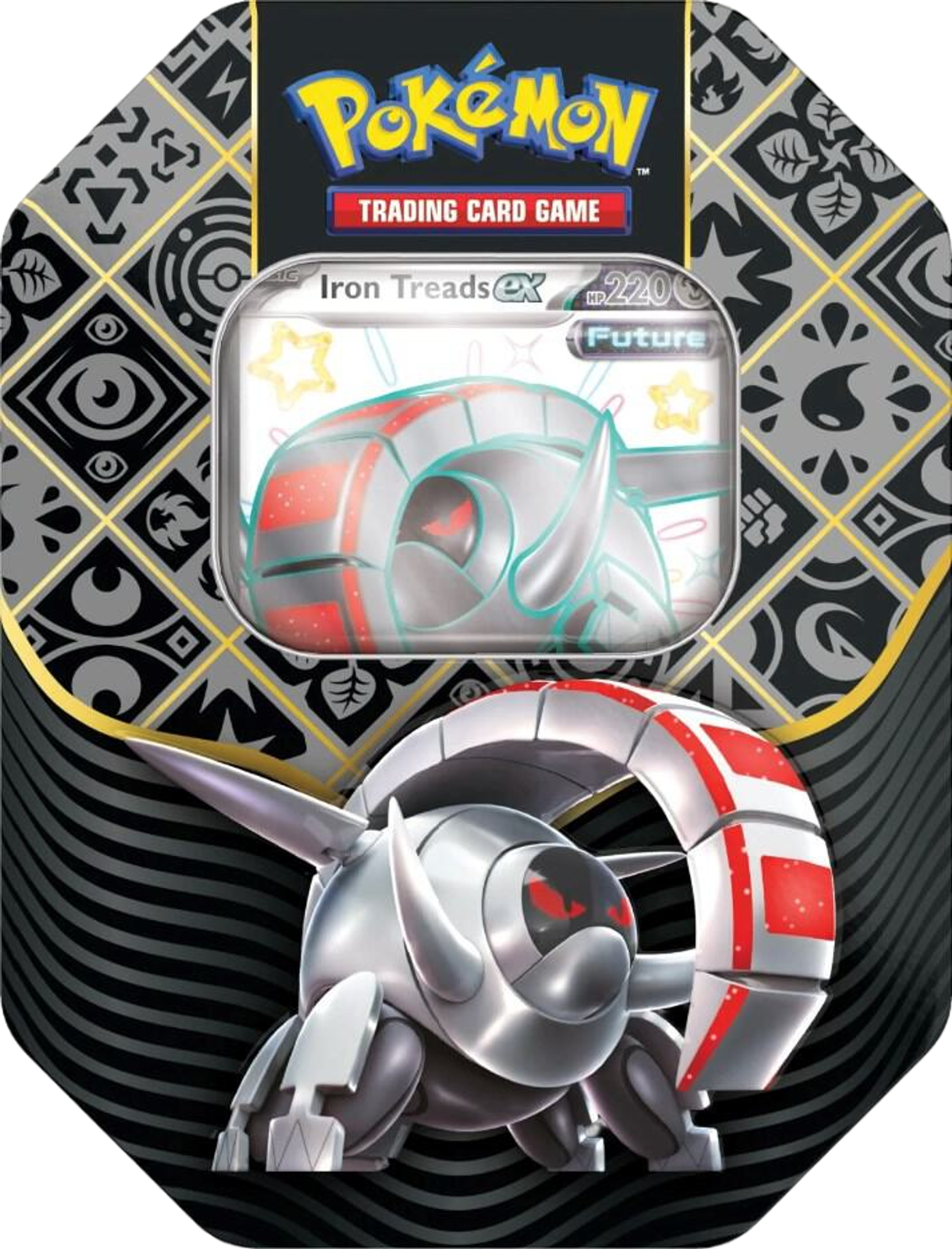 Product image for Paldean Fates International Tin [Iron Treads ex]