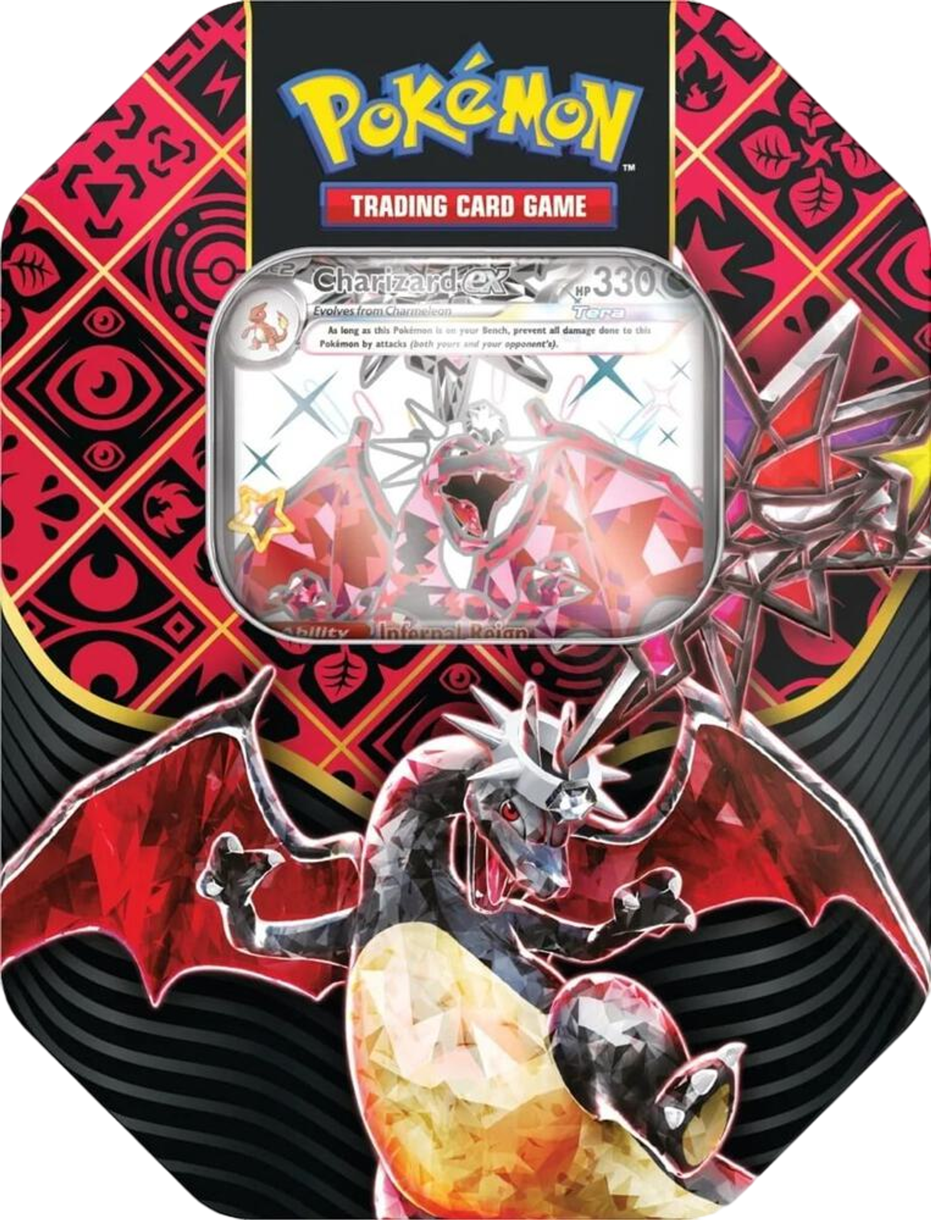 Product image for Paldean Fates International Tin [Charizard ex]
