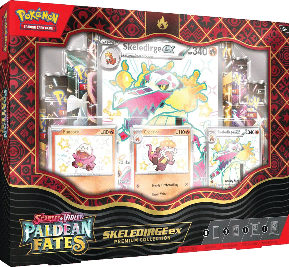 Paldean Fates Premium Collection [Skeledirge ex] — SV: Paldean Fates — Pokemon