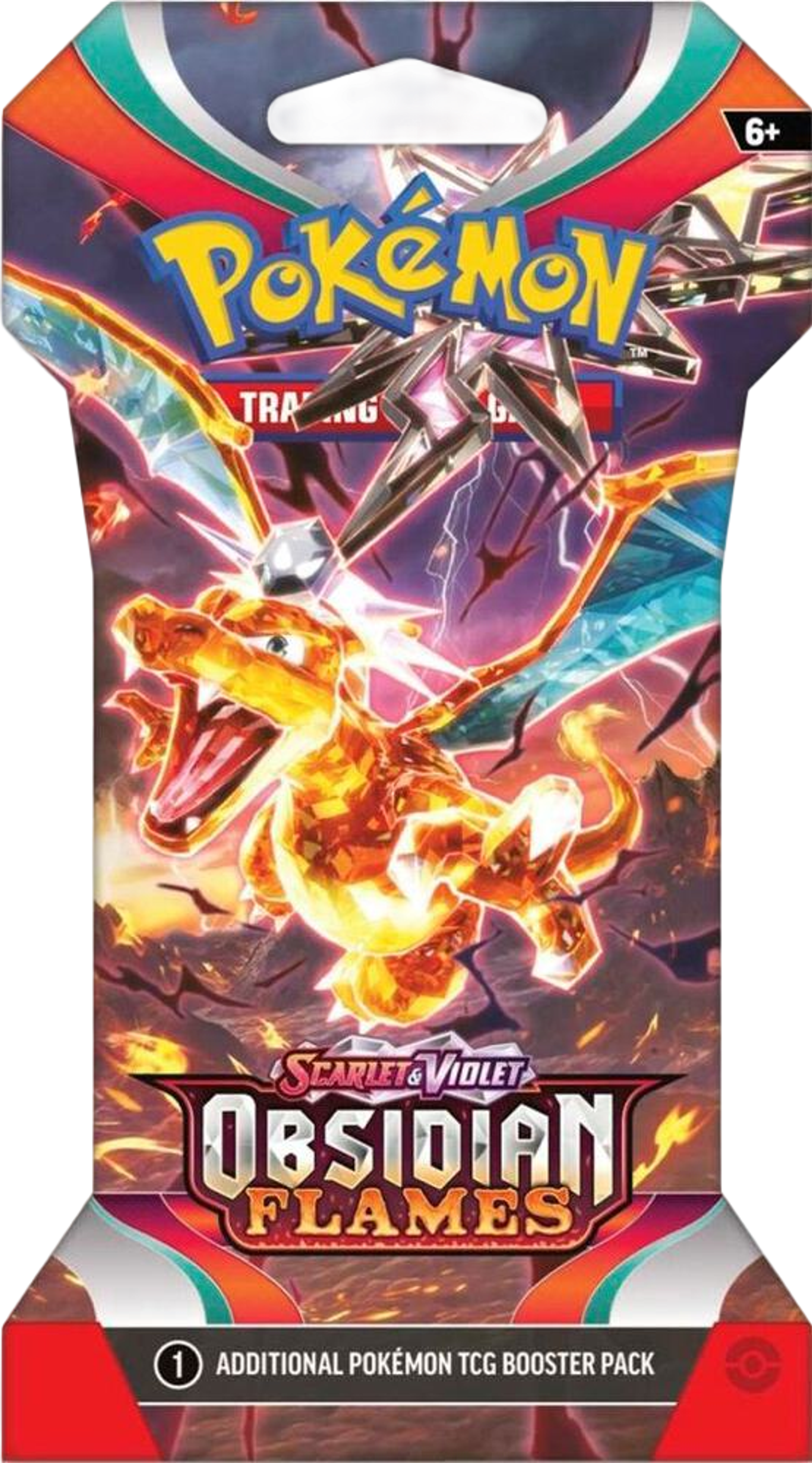 Product image for Obsidian Flames Sleeved Booster Pack
