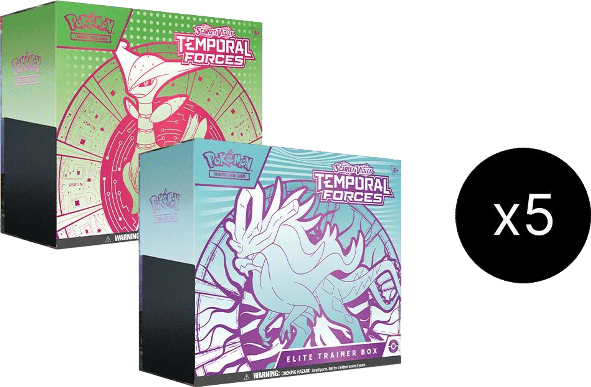 Temporal Forces Elite Trainer Box Case from SV05: Temporal Forces - Pokémon