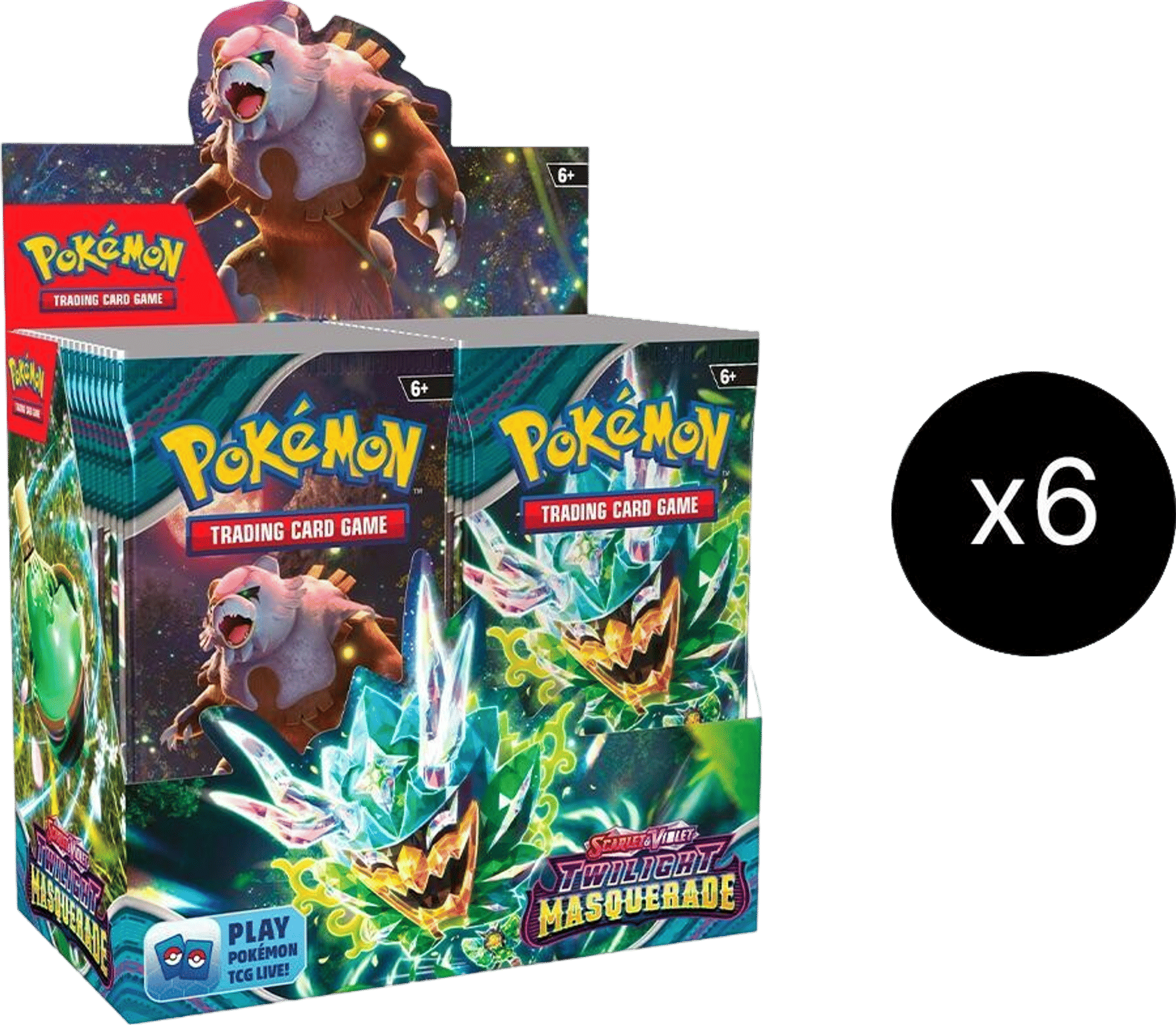 Product image for Case de 6 Displays de Mascarade Crépusculaire
