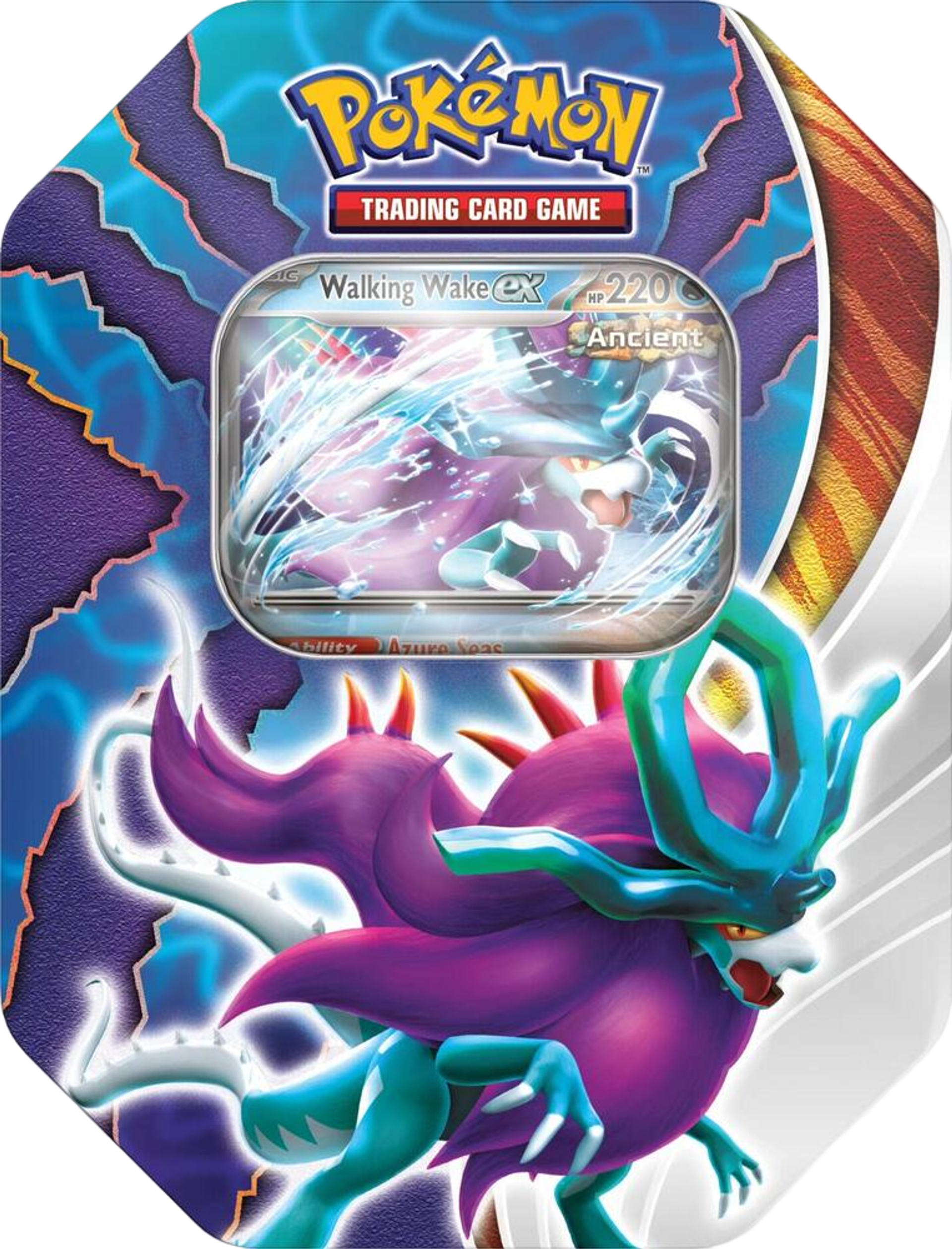 Paradox Clash Tin [Walking Wake ex] (International) from Miscellaneous Cards & Products - Pokémon