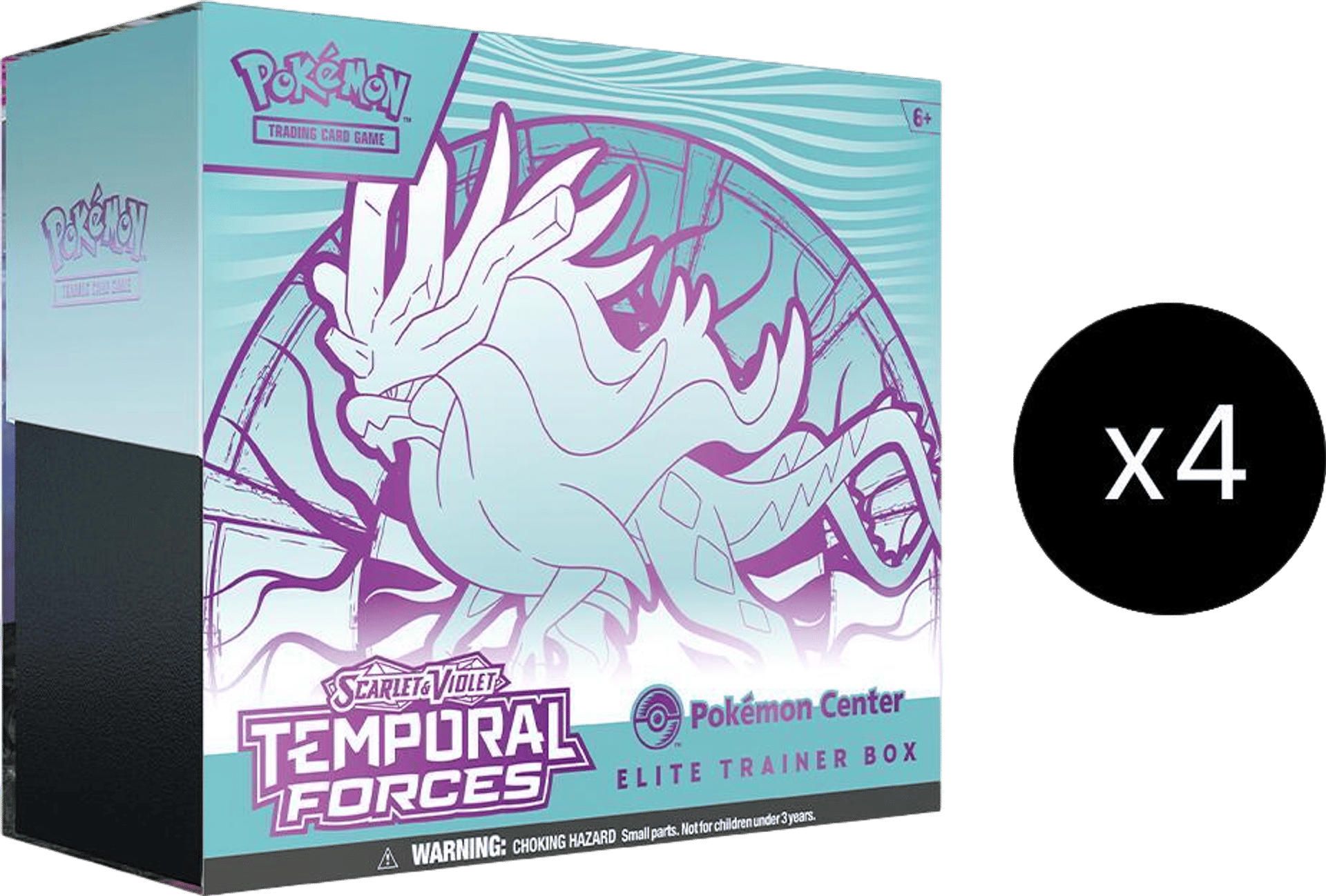 Temporal Forces Pokemon Center Elite Trainer Box Case (Exclusive) [Walking Wake] from SV05: Temporal Forces - Pokémon