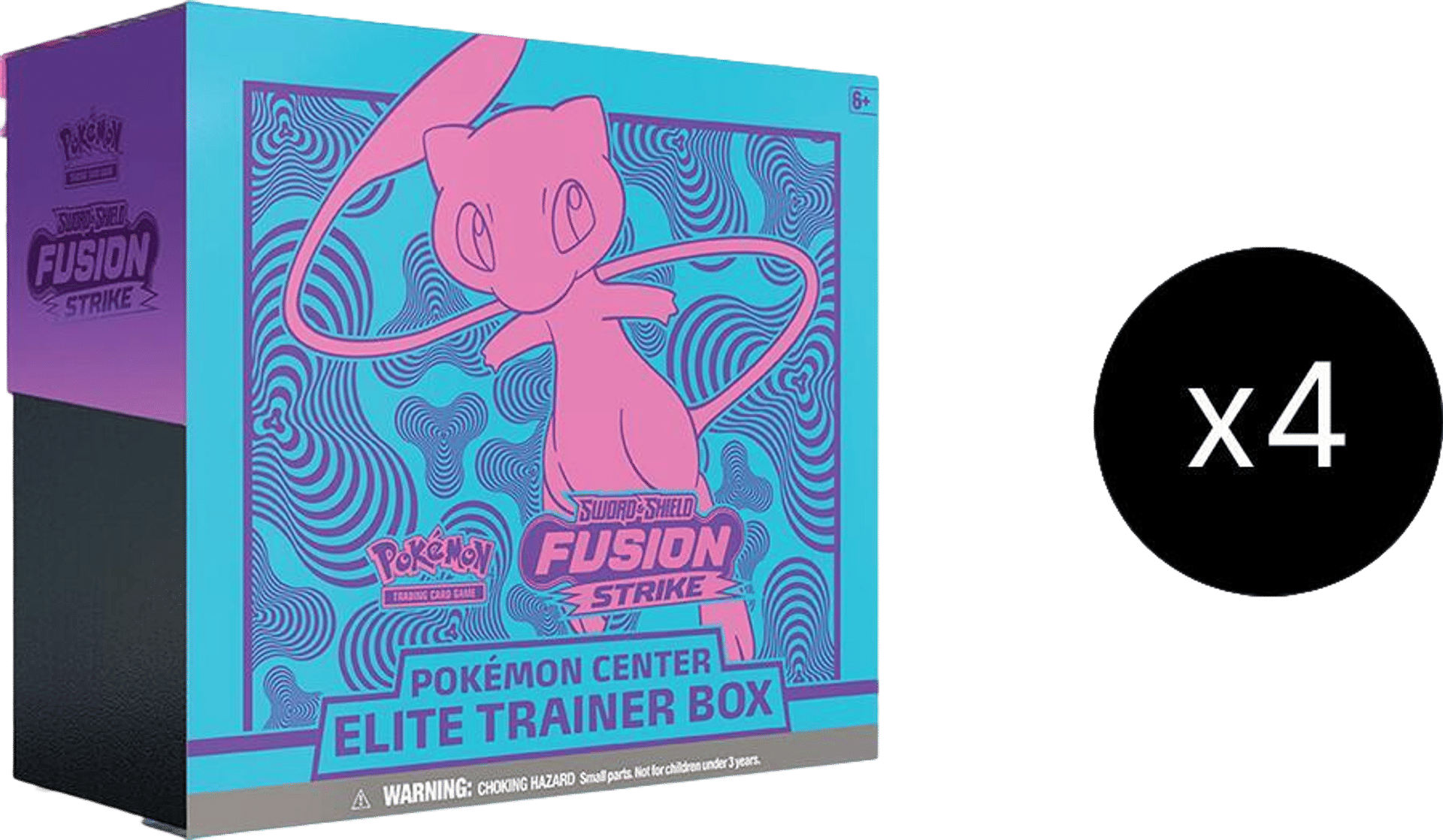 Fusion Strike Pokemon Center Elite Trainer Box Case (Exclusive) from SWSH08: Fusion Strike - Pokémon