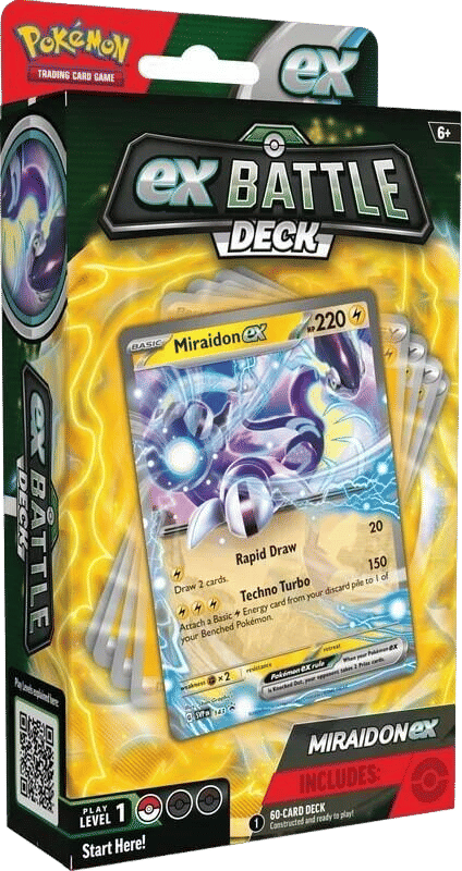 ex Battle Deck [Miraidon ex] — Miscellaneous Cards & Products — Pokemon