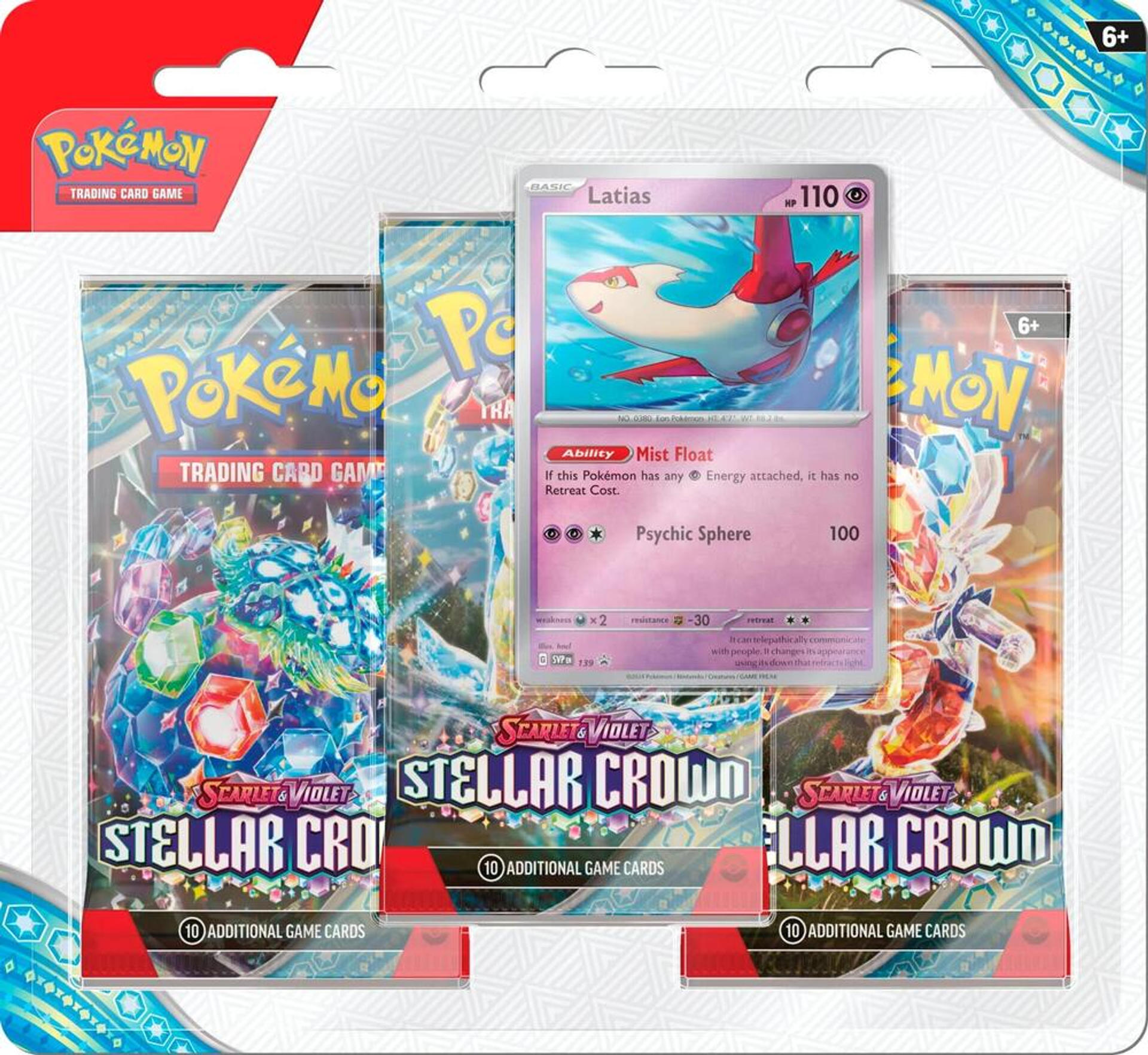 Product image for Stellar Crown 3 Pack Blisters [Latias]