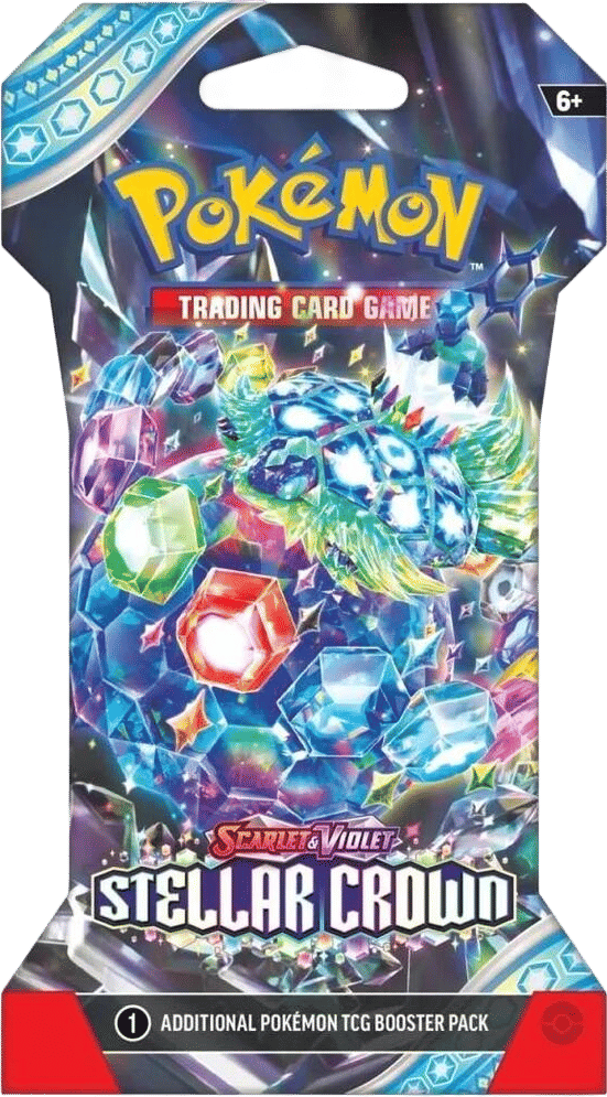 Sleeved Booster Couronne Stellaire — SV07: Stellar Crown — Pokemon