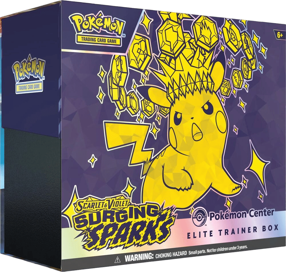 ETB Pokémon Center Étincelles Déferlantes — SV08: Surging Sparks — Pokemon