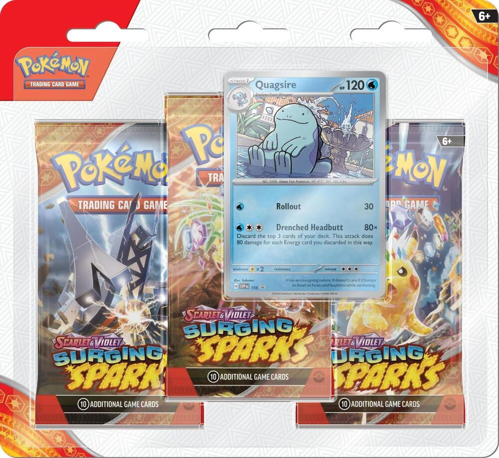 Tripack Étincelles Déferlantes : Maraiste — SV08: Surging Sparks — Pokemon