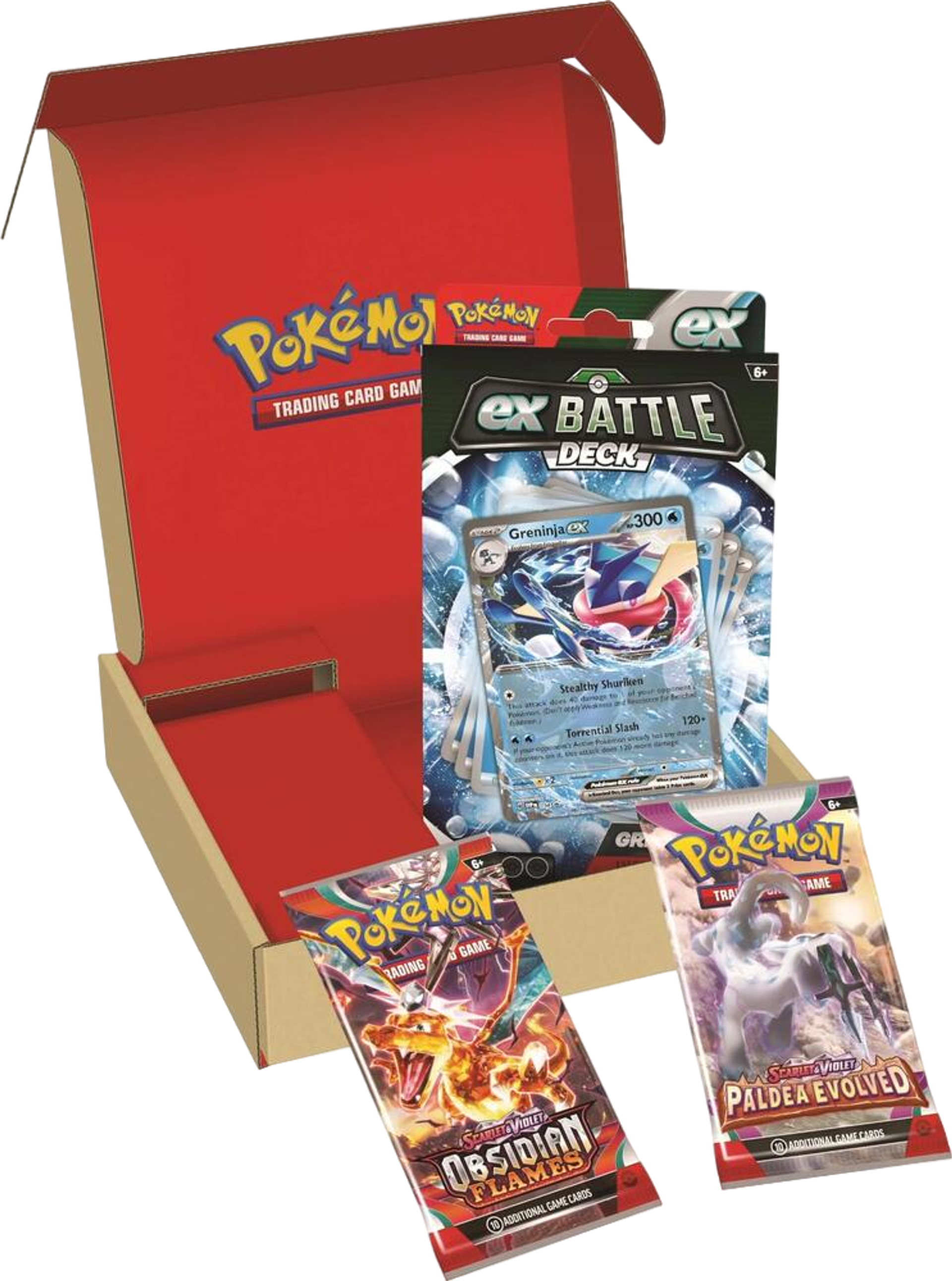 Greninja ex Battle Deck & 2 Booster Bundle from Miscellaneous Cards & Products - Pokémon