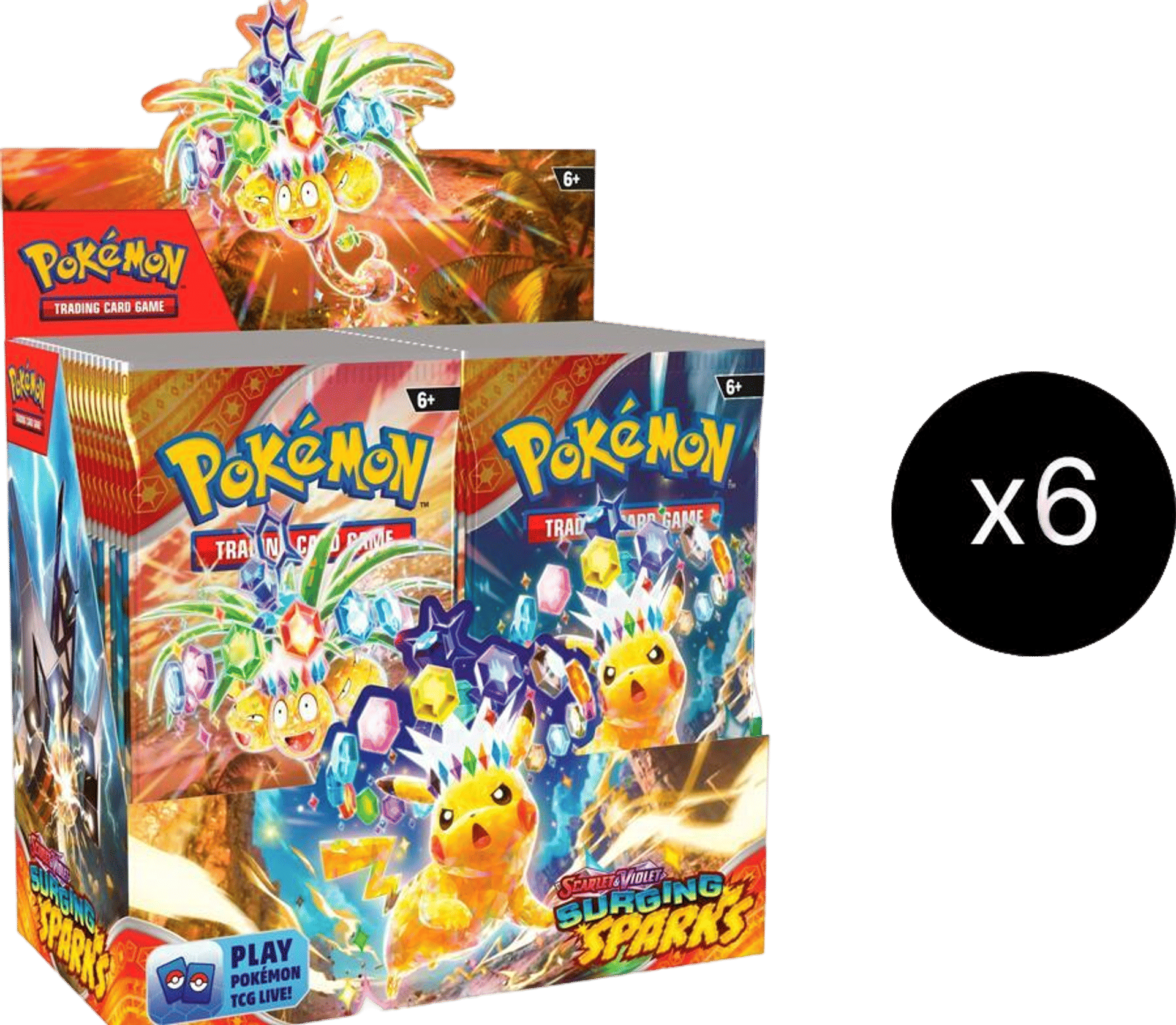 Product image for Case de 6 Displays de Étincelles Déferlantes