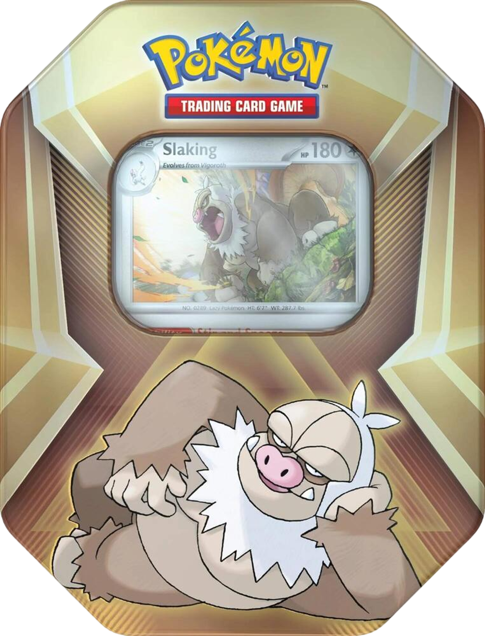 Triple Whammy Tin [Slaking] from Miscellaneous Cards & Products - Pokémon