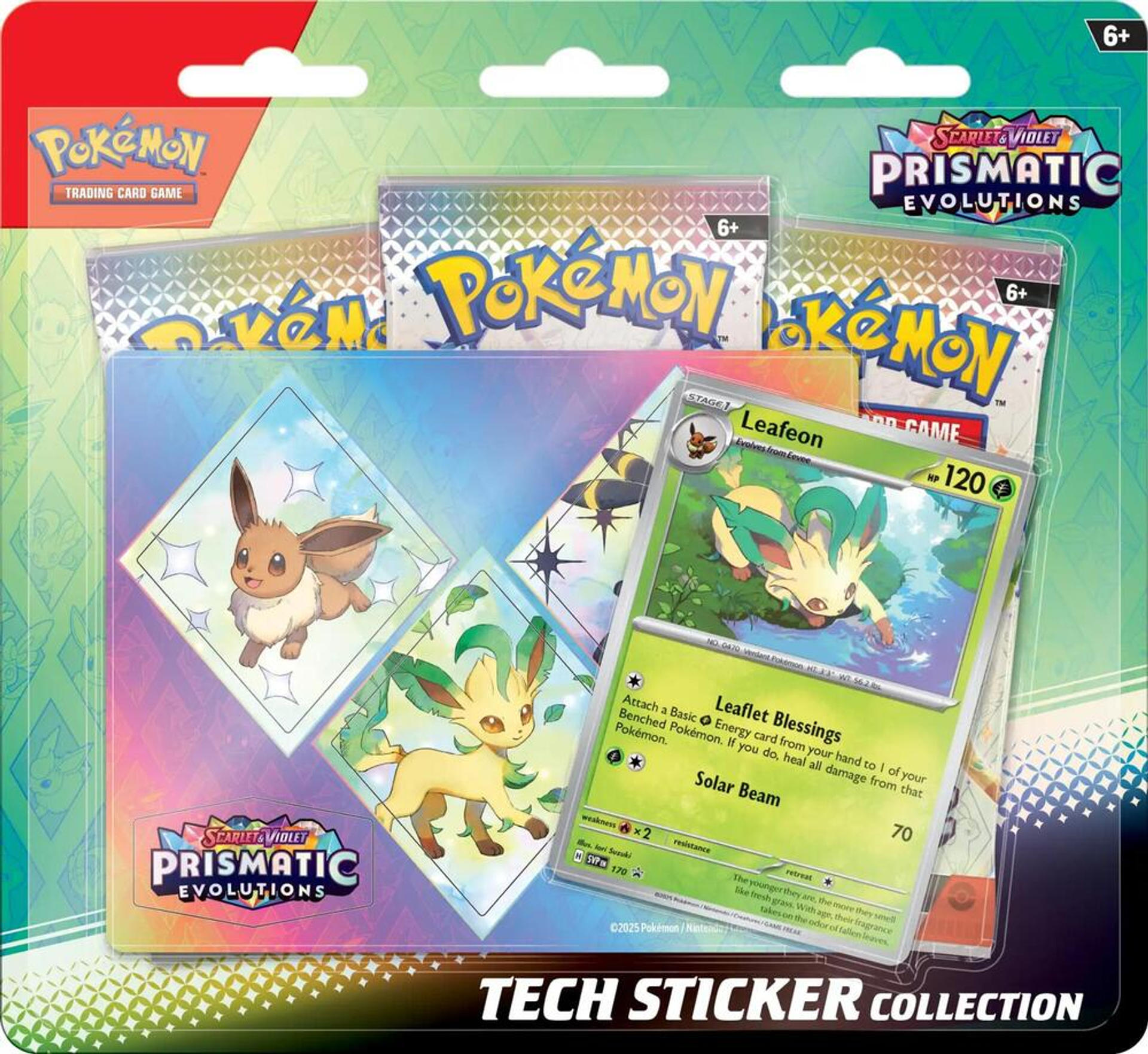 Prismatic Evolutions Tech Sticker Collection [Leafeon] from SV: Prismatic Evolutions - Pokémon