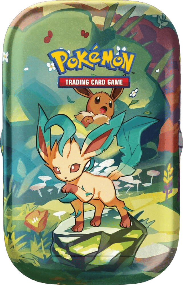 Prismatic Evolutions Mini Tin [Leafeon] — SV: Prismatic Evolutions — Pokemon